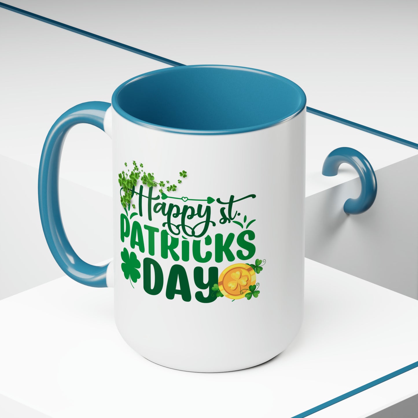 St Patrick's Day two-Tone Coffee Mugs, 15oz