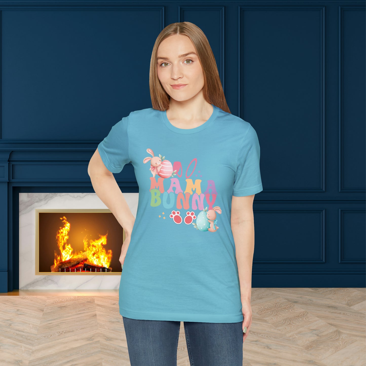 Mama Bunny Unisex Jersey Short Sleeve Tee