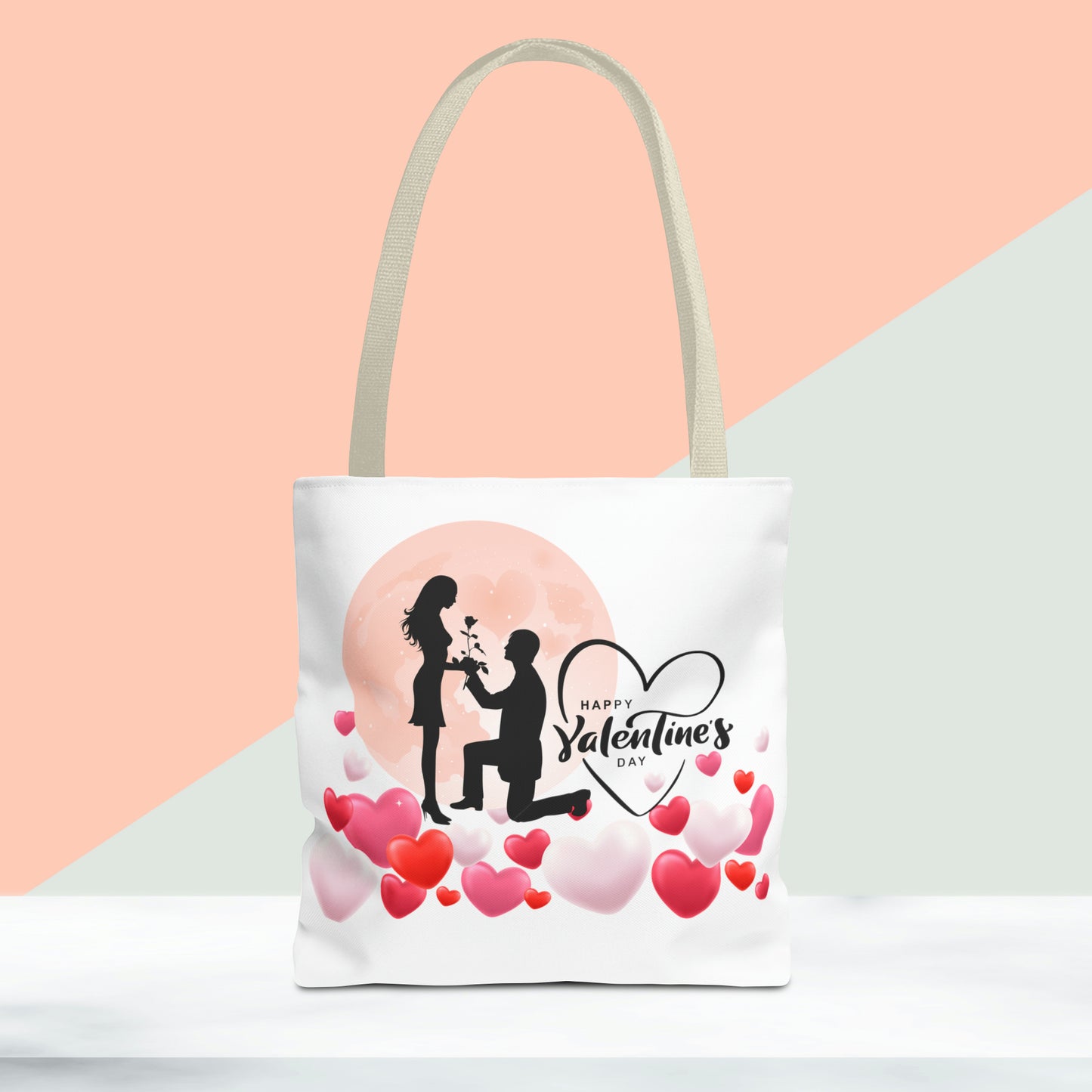 Happy Valentines Day Tote Bag