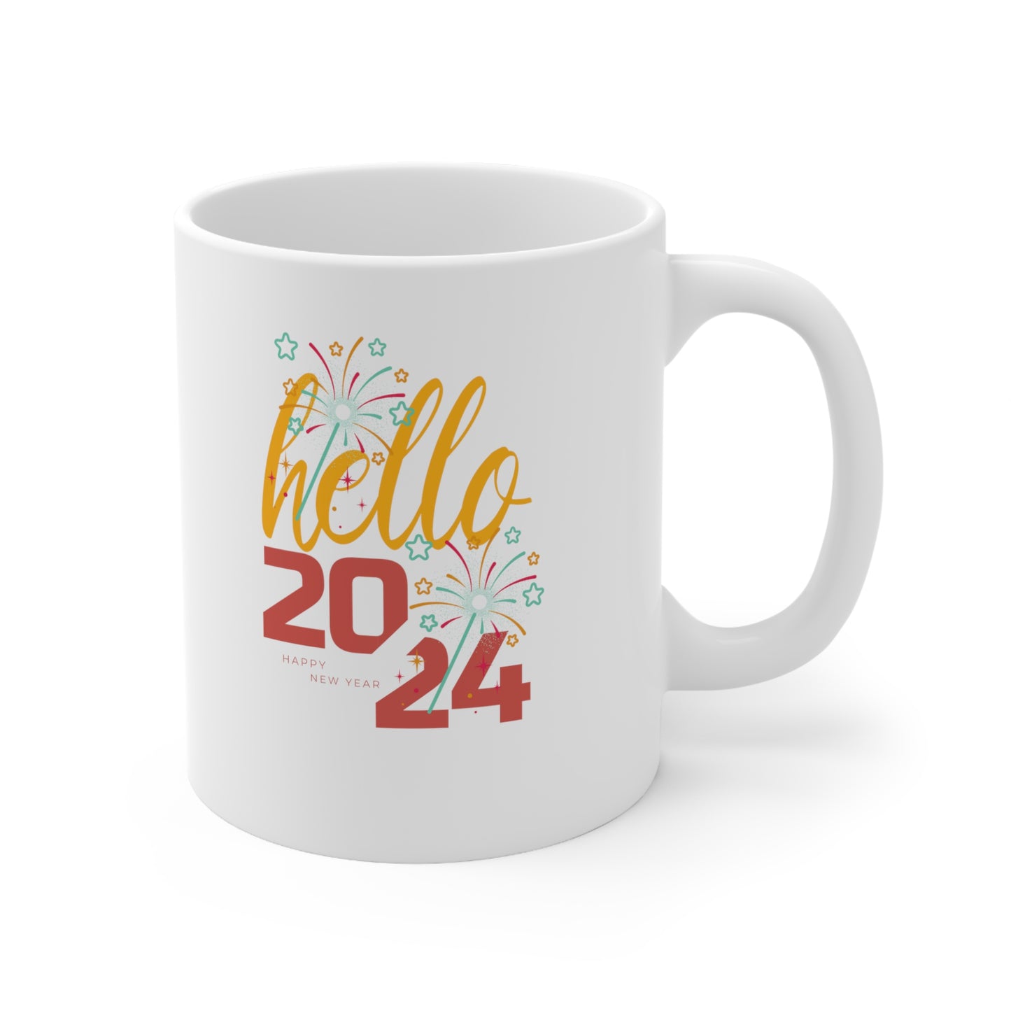 Happy New Year Ceramic Mug 11oz