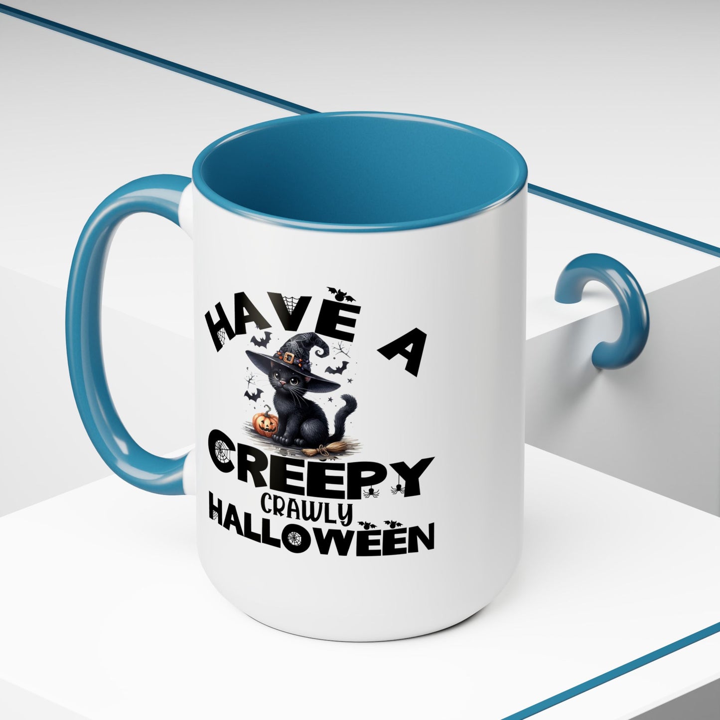 Have A Creepy Crawly Halloween Coffee Mug,  Let's Go Halloween Coffee Mug, Trick or Treat Halloween Coffee Mug, Cute Skeleton Coffee Mug, Spooky Season Halloween Coffee Mug.