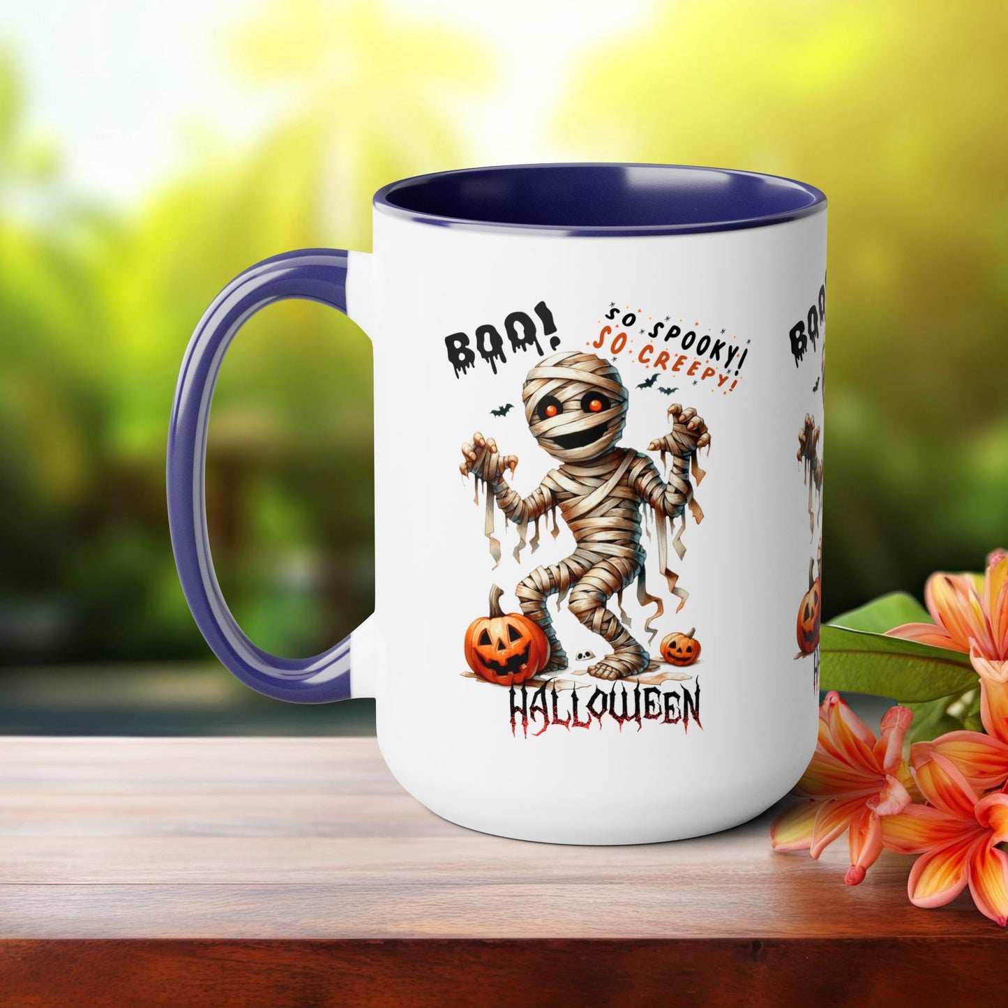 So Spooky So Creepy Halloween Coffee Mug,  Let's Go Halloween Coffee Mug, Trick or Treat Halloween Coffee Mug, Cute Skeleton Coffee Mug, Spooky Season Halloween Coffee Mug.