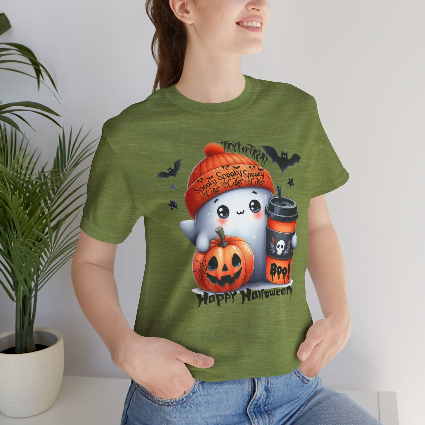 Spooky Cute Halloween T-shirt, Happy Halloween T-shirt, Trick Or Treat T-shirt, Halloween T-shirt, Cool Halloween T-shirt, Spooky T-shirt,