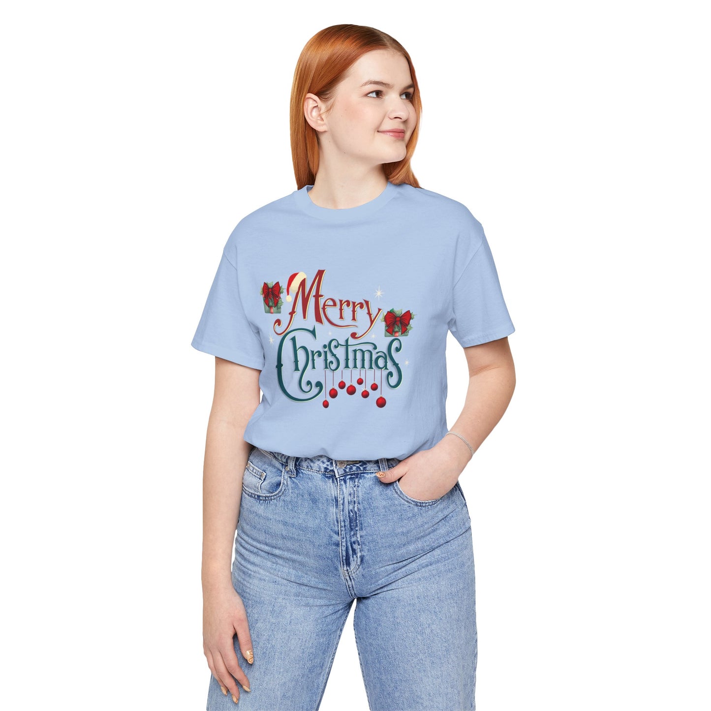 Merry Christmas Unisex Tee, Christmas Shirt, Christmas Outfit, Merry Christmas T-shirt, Merry Christmas 2024 T-shirt, Christmas Gift, Family Holiday Outfit.