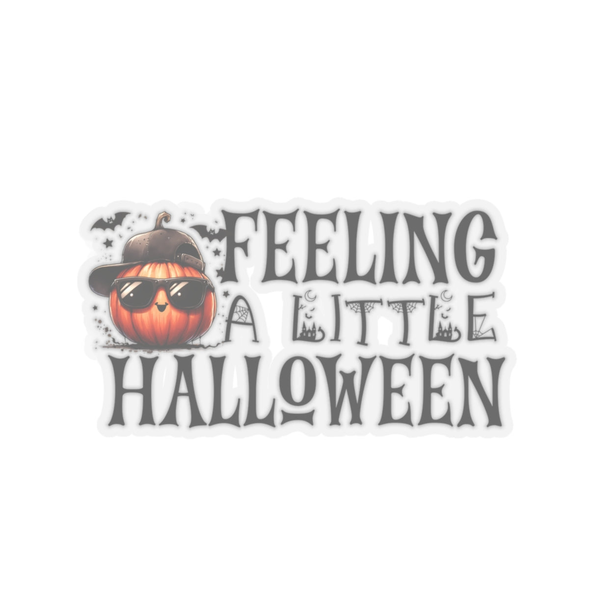 Feeling A Little Halloween Kiss-Cut Stickers, Spooky Vibes Happy Halloween Kiss-Cut Stickers, Happy Halloween Kiss-Cut Stickers, Spooky Season Kiss-Cut Stickers, Trick Or Treat Halloween Kiss-Cut Stickers.