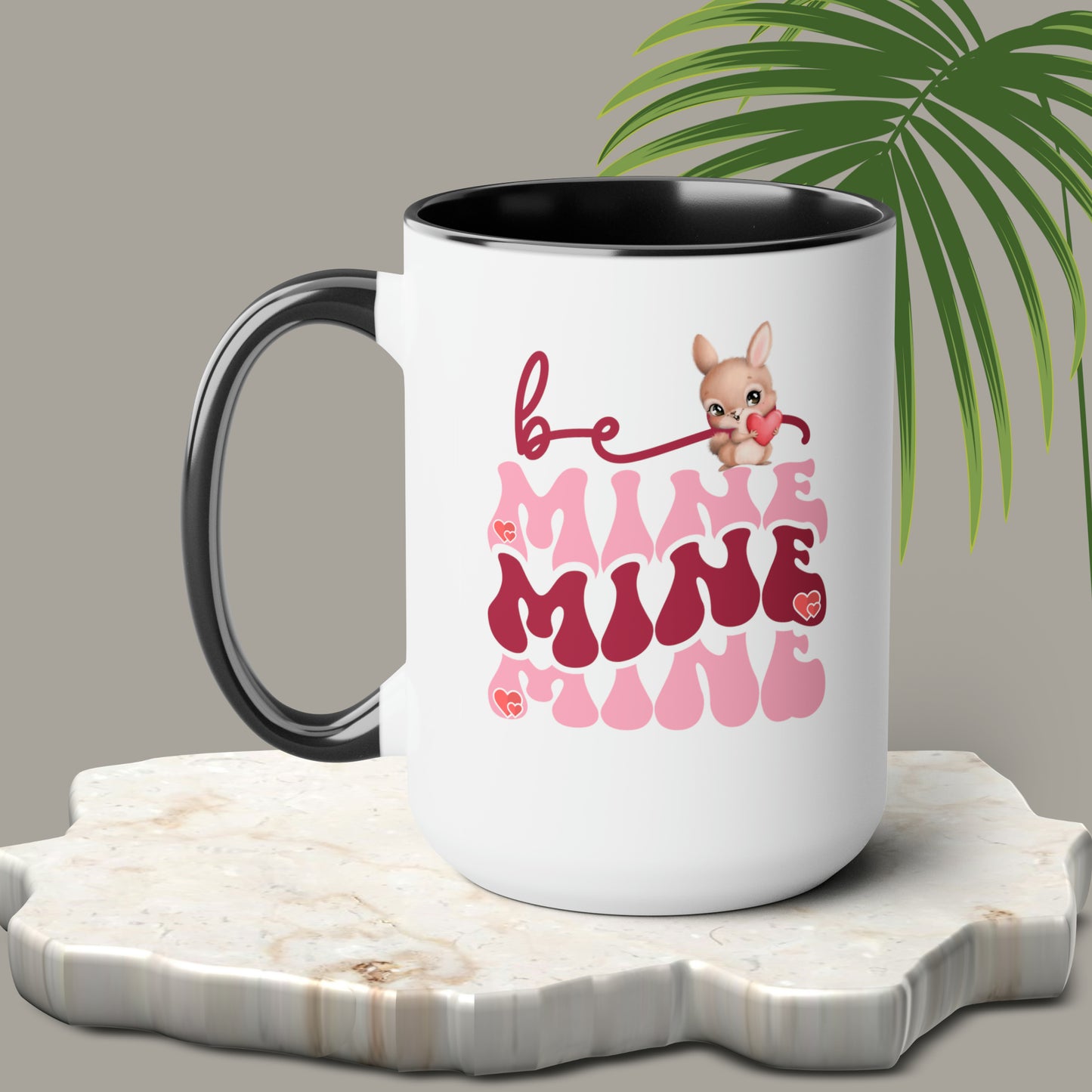 Happy valentines day Two-Tone Coffee Mugs, 15oz