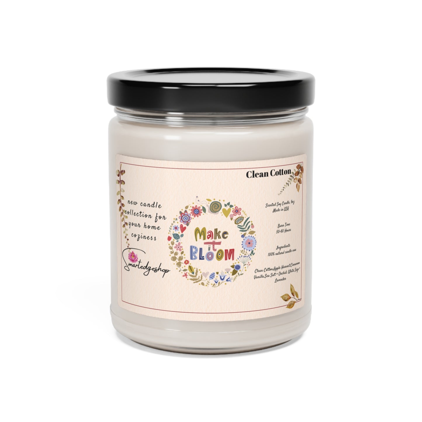 Make It Bloom Scented Soy Candle, 9oz