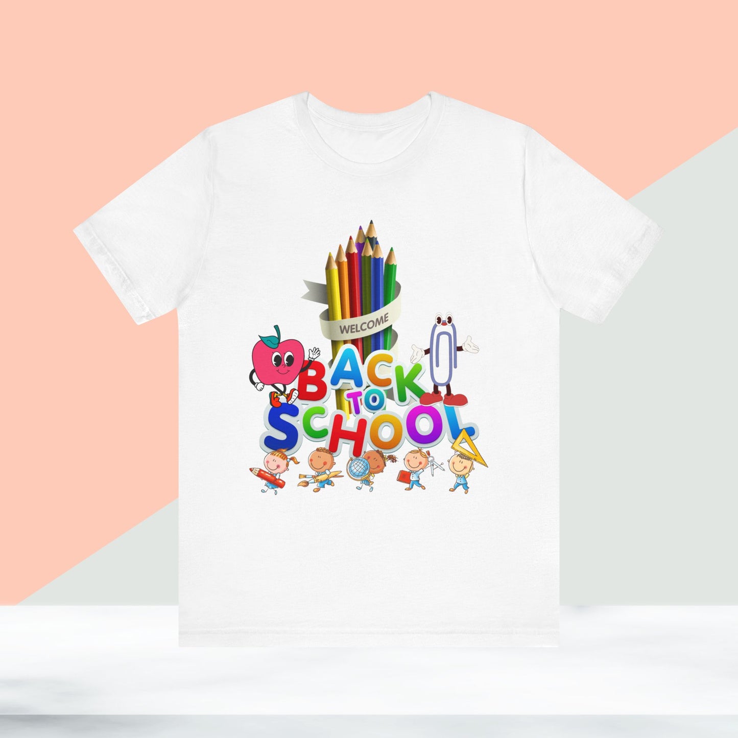 Welcome Back To School T-Shirt, Teacher T-Shirt, Teacher Back To school unisex jersey short sleeve.First Day Vibes T-Shirt.