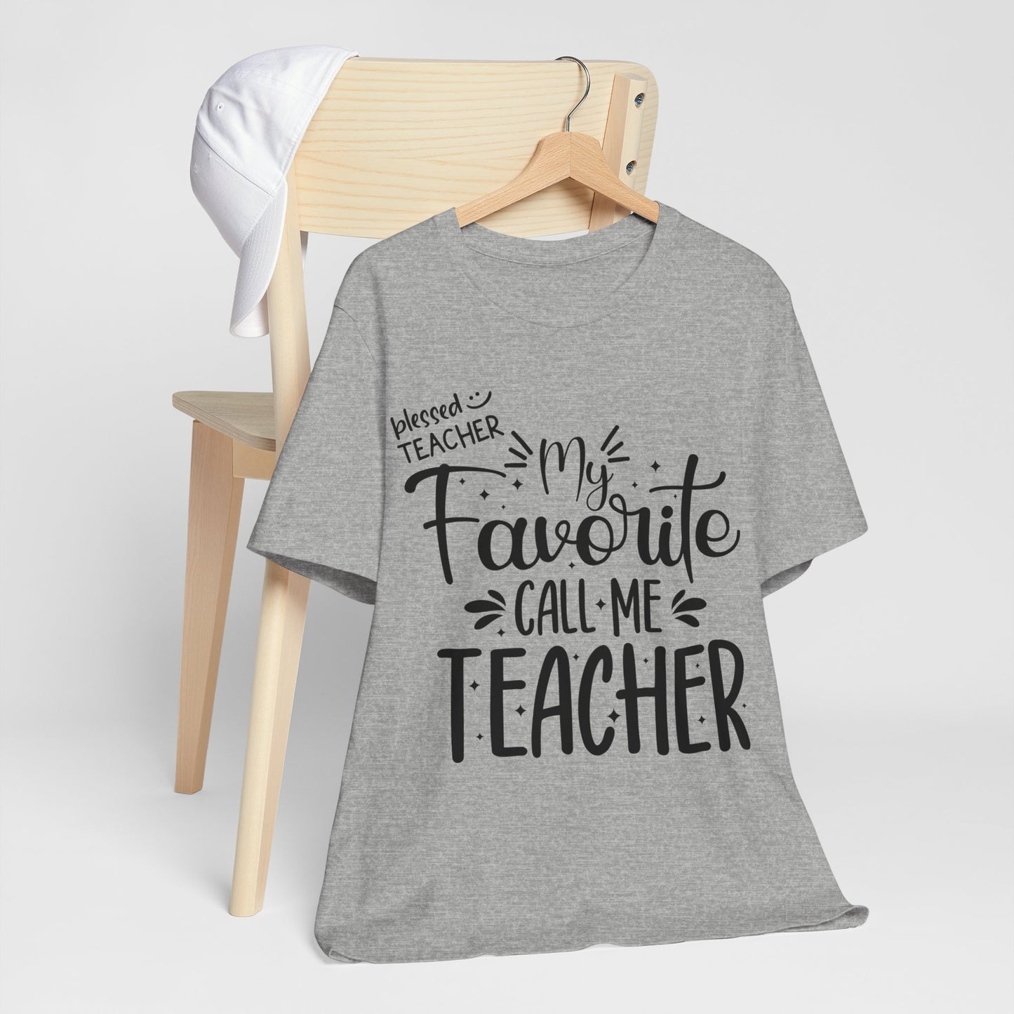My Favorite Call Me Teacher T-shirt, Hello Teacher T-Shirt, Back To School T-Shirt, Teach Love Inspire Teacher Shirt, Teacher Back To school unisex jersey short sleeve.First Day Vibes T-Shirt.