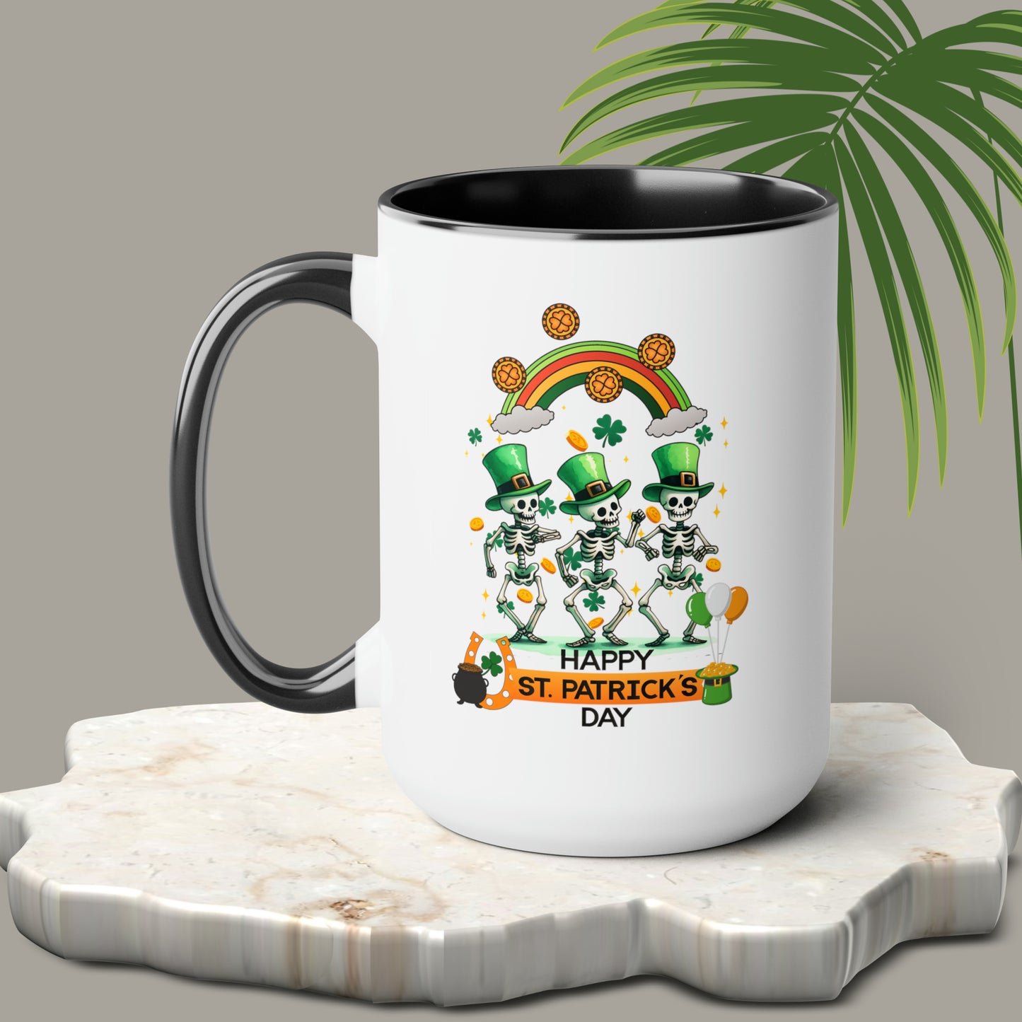 St Patrick's Day two-Tone Coffee Mugs, 15oz