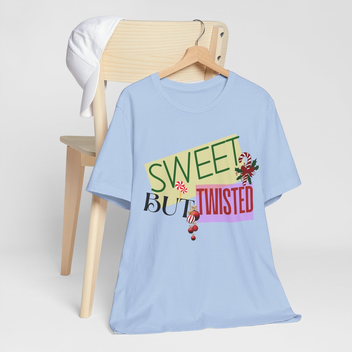 Sweet But Twisted Christmas Unisex Tee, Christmas Shirt, Christmas Outfit, Merry Christmas T-shirt, Merry Christmas 2024 T-shirt, Christmas Gift, Family Holiday Outfit.