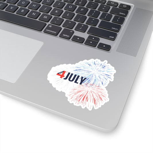 Happy 4th Of July Kiss-Cut Stickers, America, Flag, Peace Love America. Proud To Be An American, Red White Blue stickers. United Fourth of July Stickers.