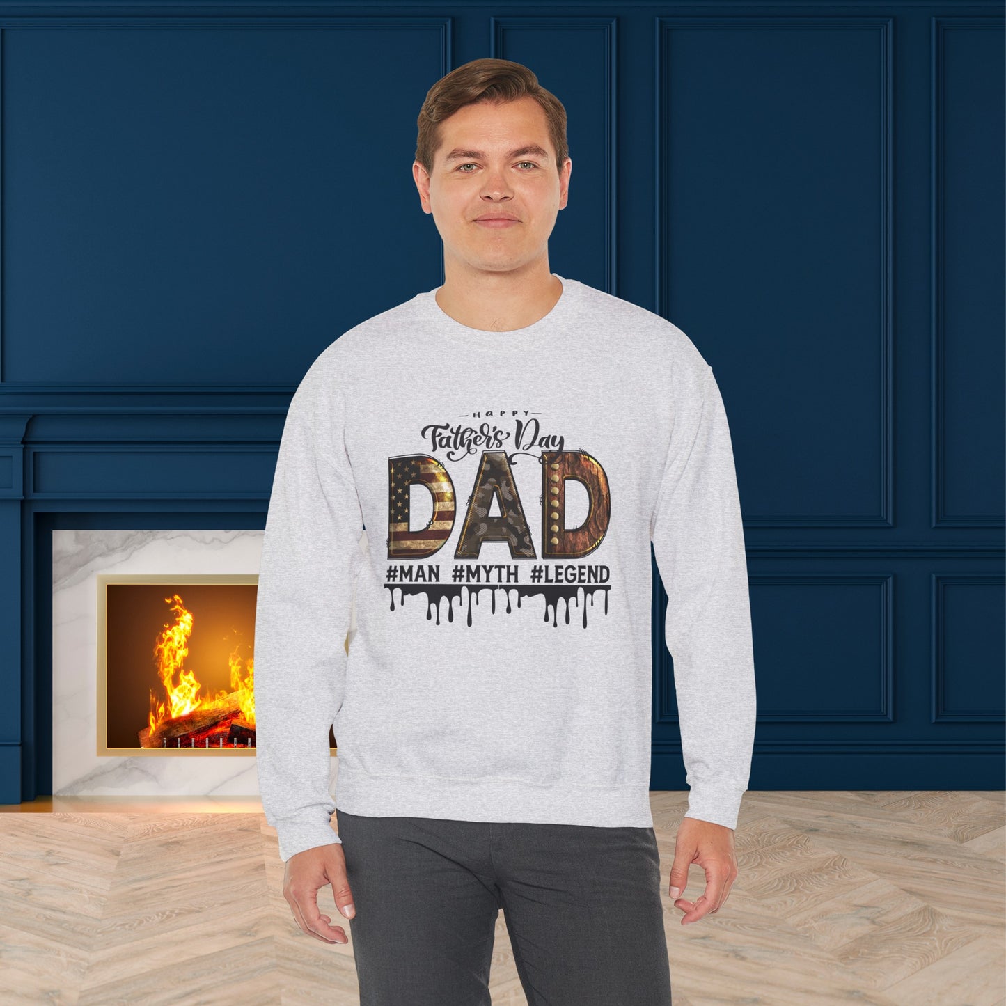 Happy Father's Day Sweatshirt For Dad, Dad Sweatshirt, Gift For Dad,  Daddy's Sweatshirt.