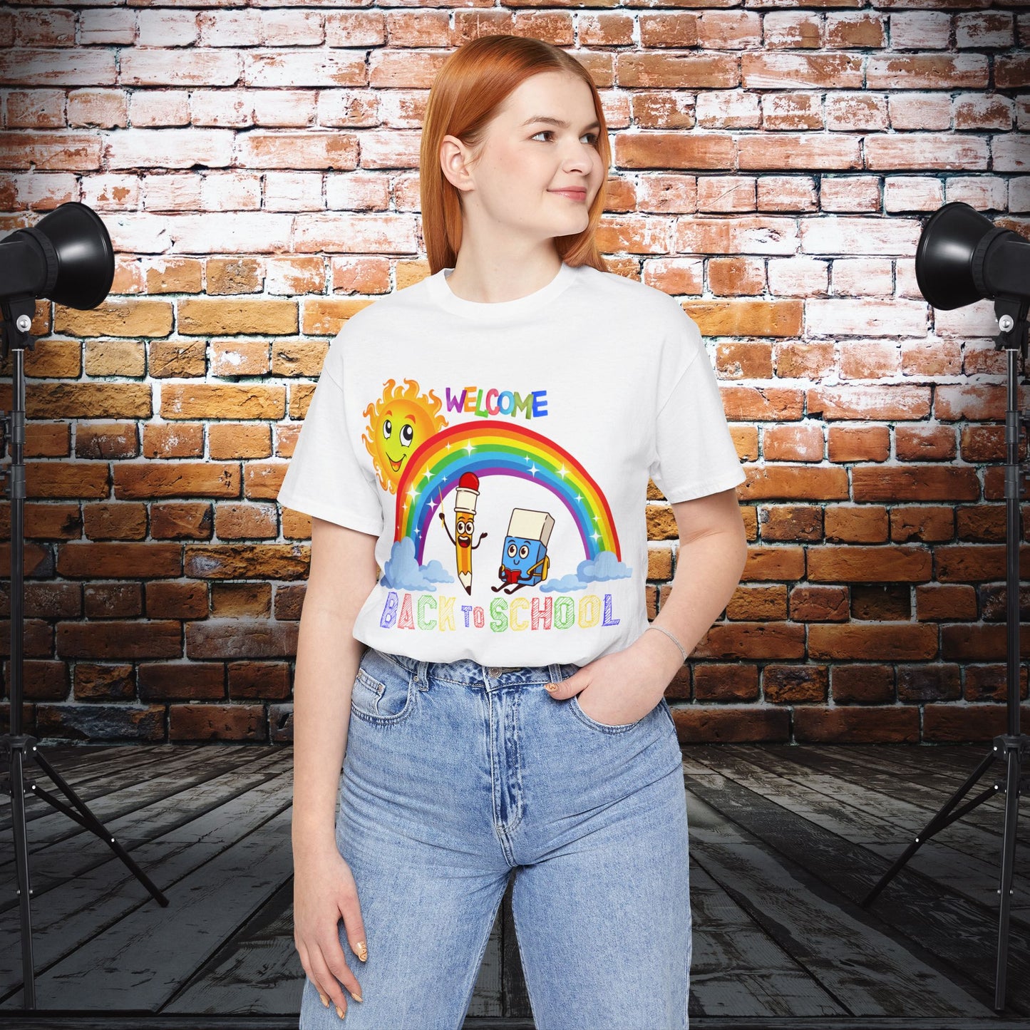 Welcome Back To School T-Shirt, Hello Teacher T-Shirt, Back To School T-Shirt, Teach Love Inspire Teacher Shirt, Teacher Back To school unisex jersey short sleeve.First Day Vibes T-Shirt.