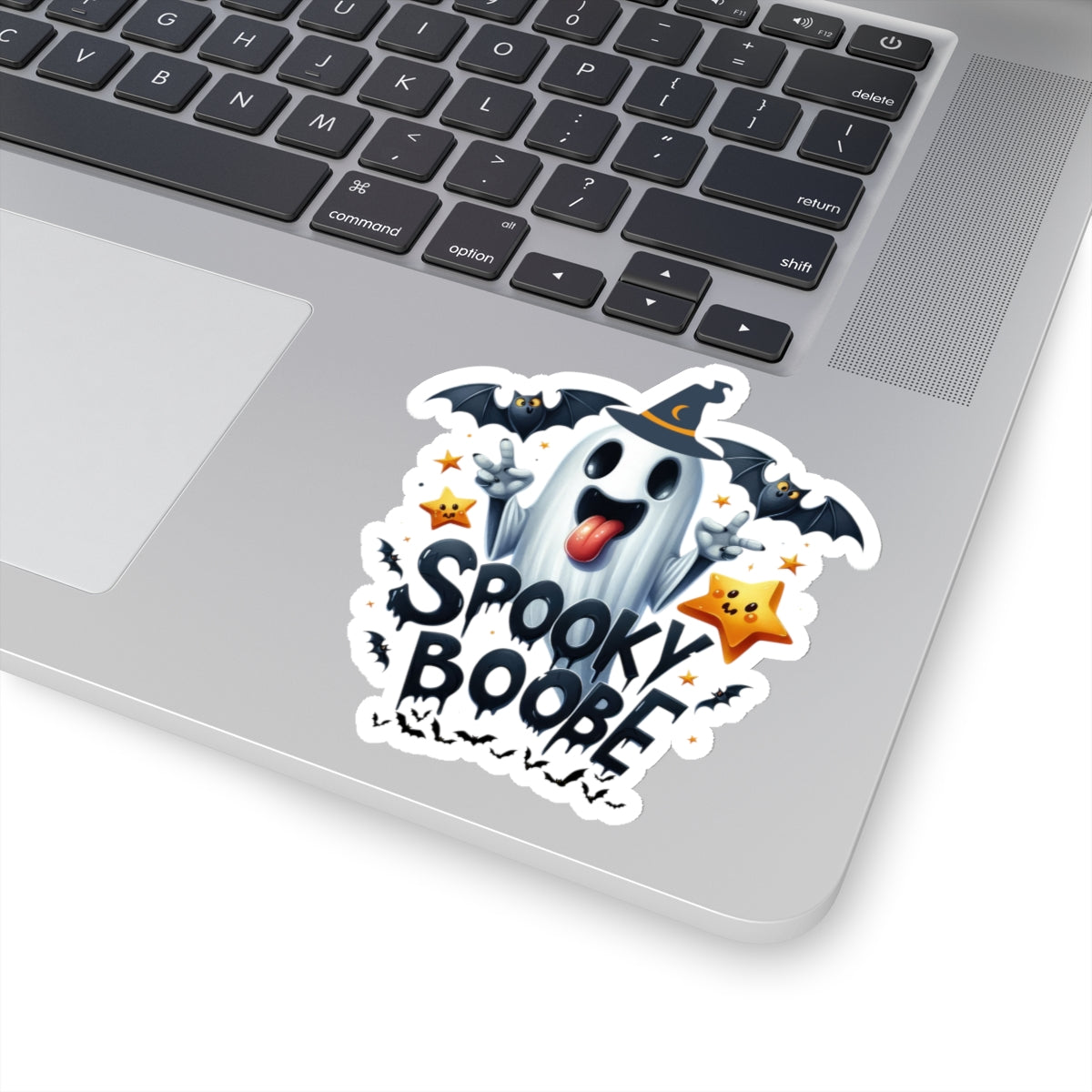 Spooky Boobe  Kiss-Cut Stickers, Happy Halloween Kiss-Cut Stickers, Spooky Season Kiss-Cut Stickers, Cute Cat Halloween Kiss-Cut Stickers.