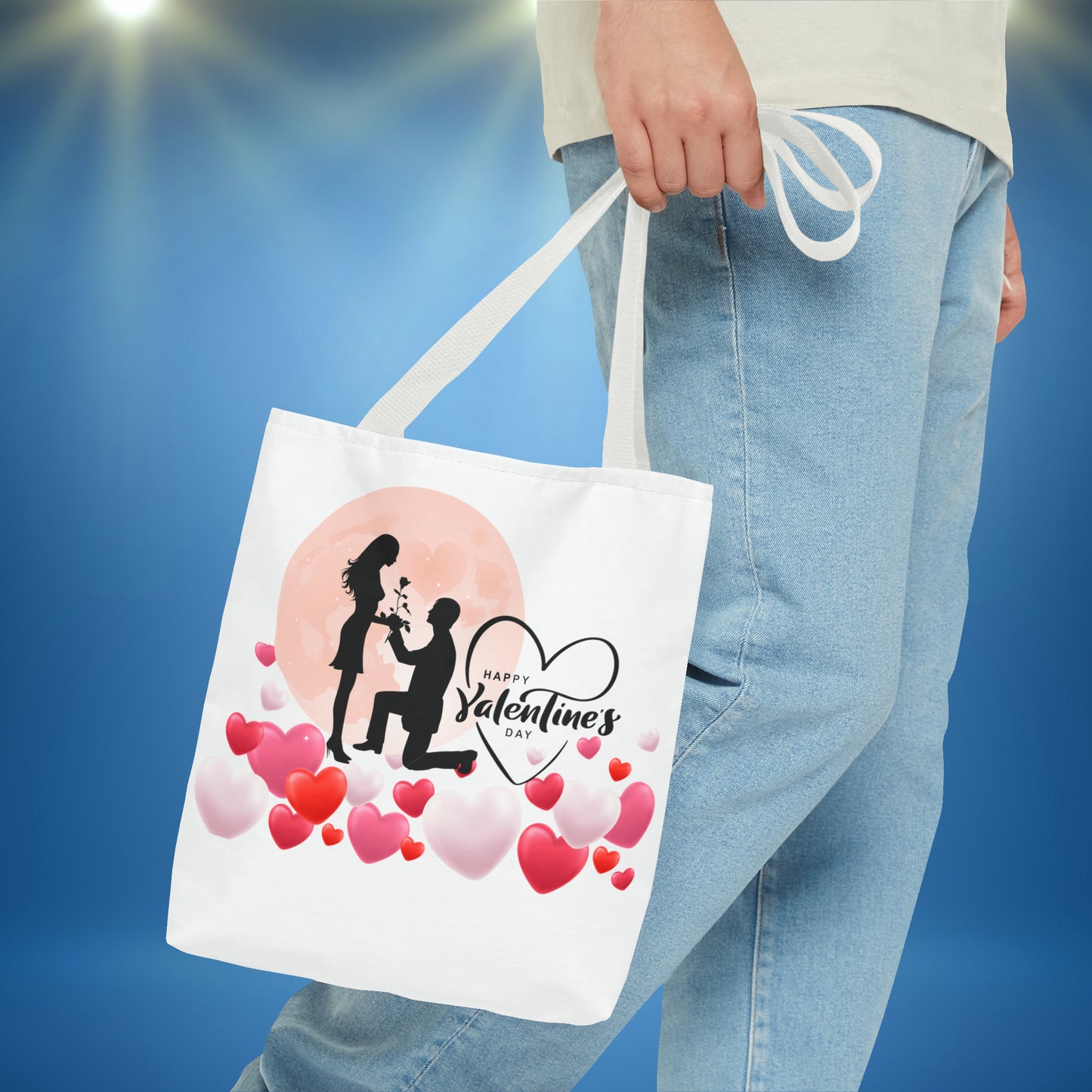 Happy Valentines Day Tote Bag