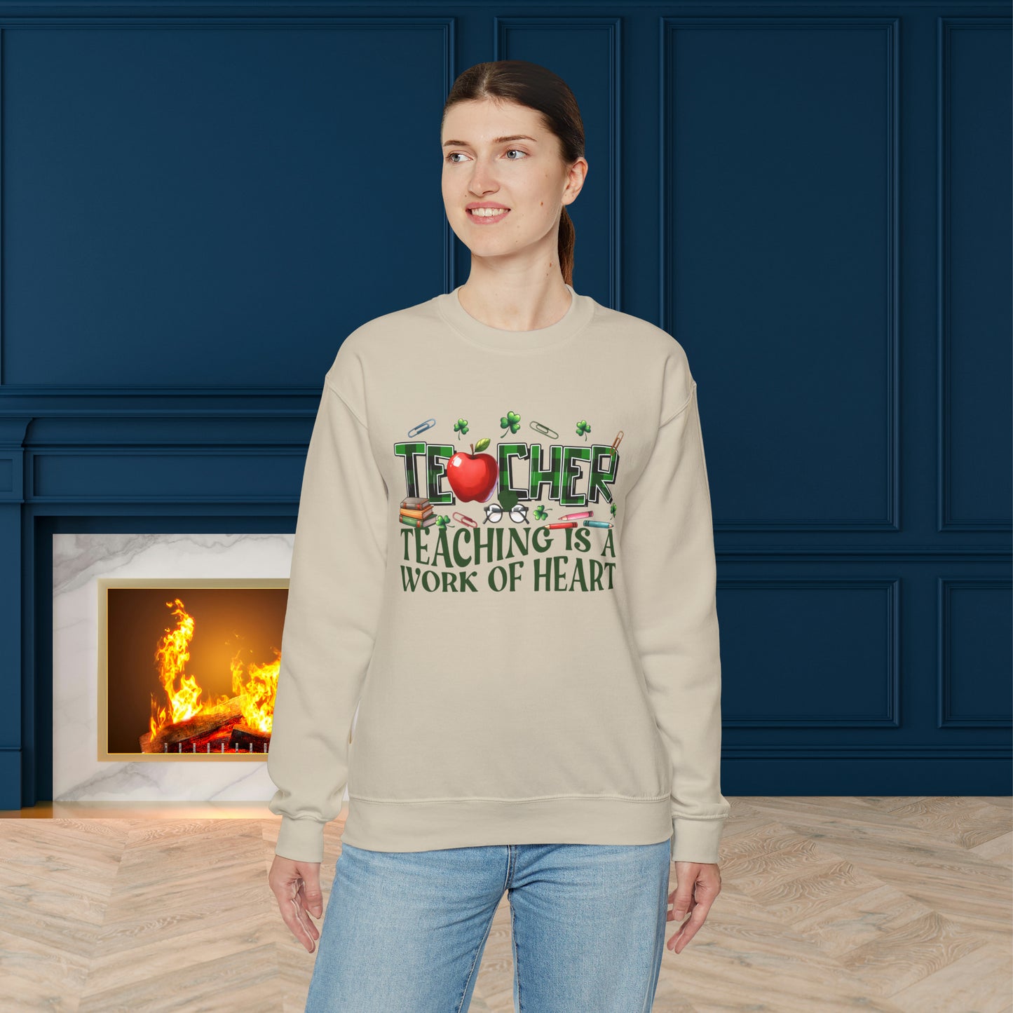 St Patrick's Day Unisex Heavy Blend™ Crewneck Sweatshirt