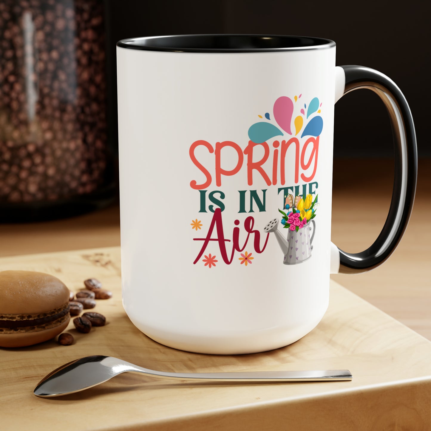 Spring Is In The Air two-Tone Coffee Mugs, 15oz