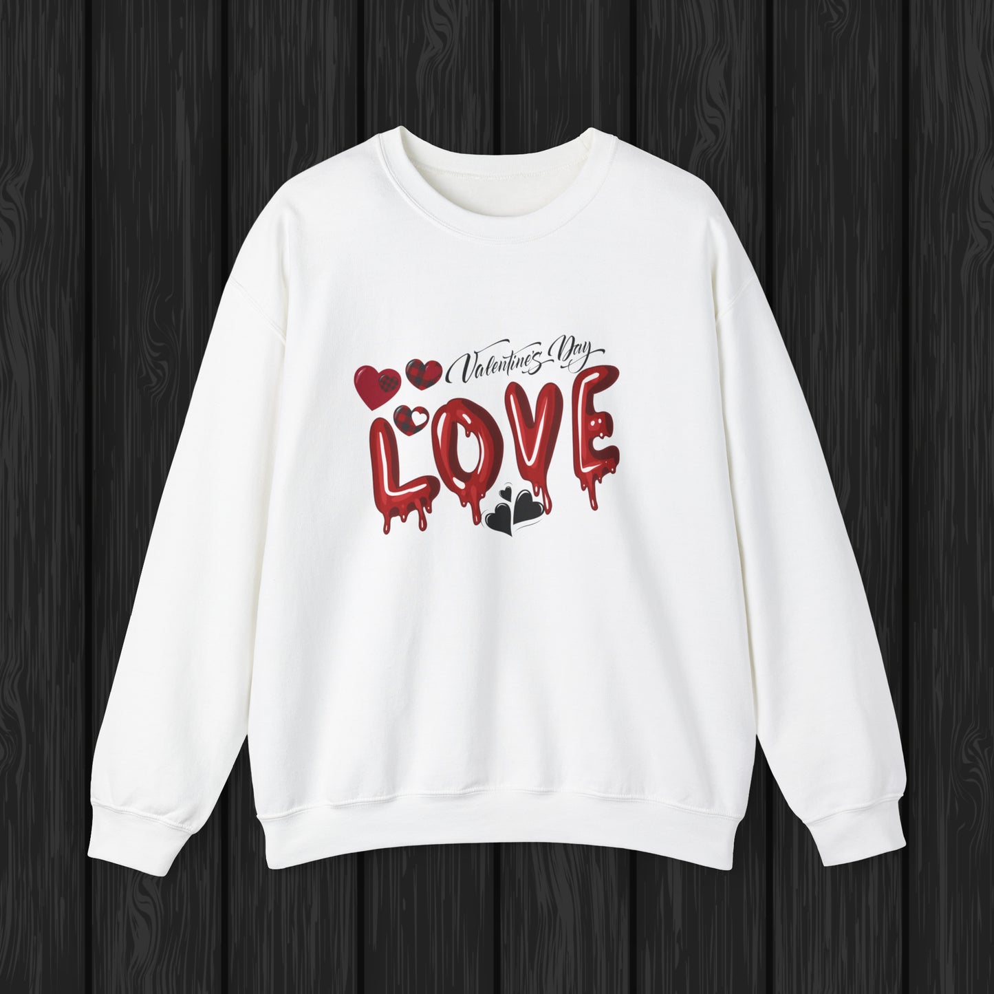 Happy valentines day Unisex Heavy Blend™ Crewneck Sweatshirt