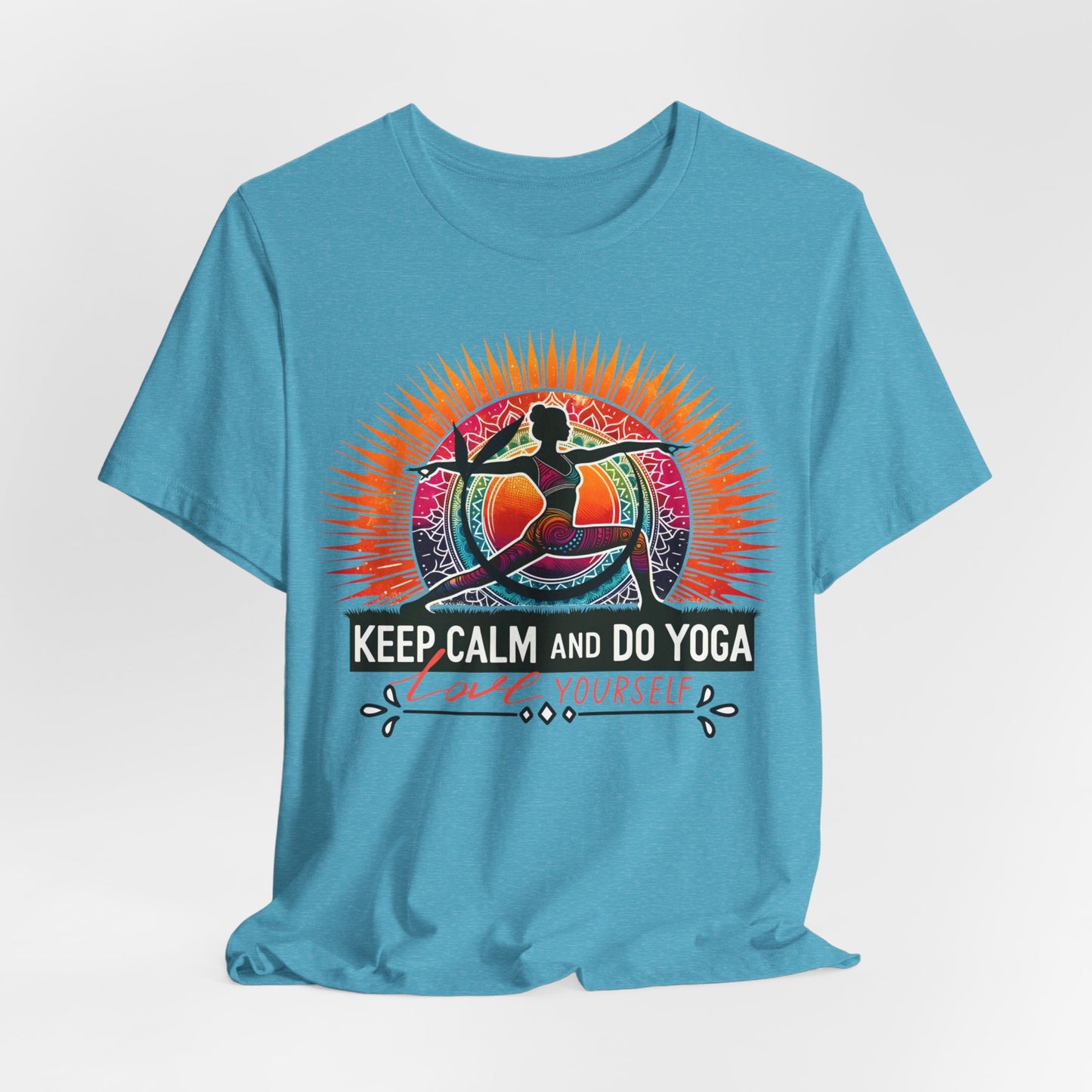 Keep Calm And Do Yoga T-Shirt, Cute Yoga workout Shirt, Yoga lovers T-shirt, Yoga Instructor Gift, Gym shirt, Gift For Yoga lover, Gift For Yogi.