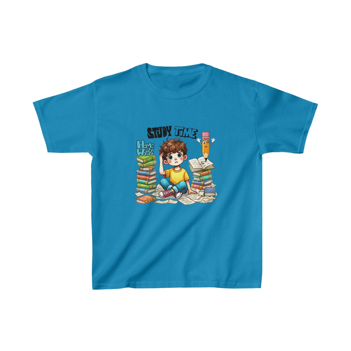 Study Time Back To School Kids Heavy Cotton™ Tee, First Grade Squad Back To School Kids Heavy Cotton™ Tee, Back to school Kids Shirt, 1st Day Of School Shirt, Back To School Cotton T-Shirt.