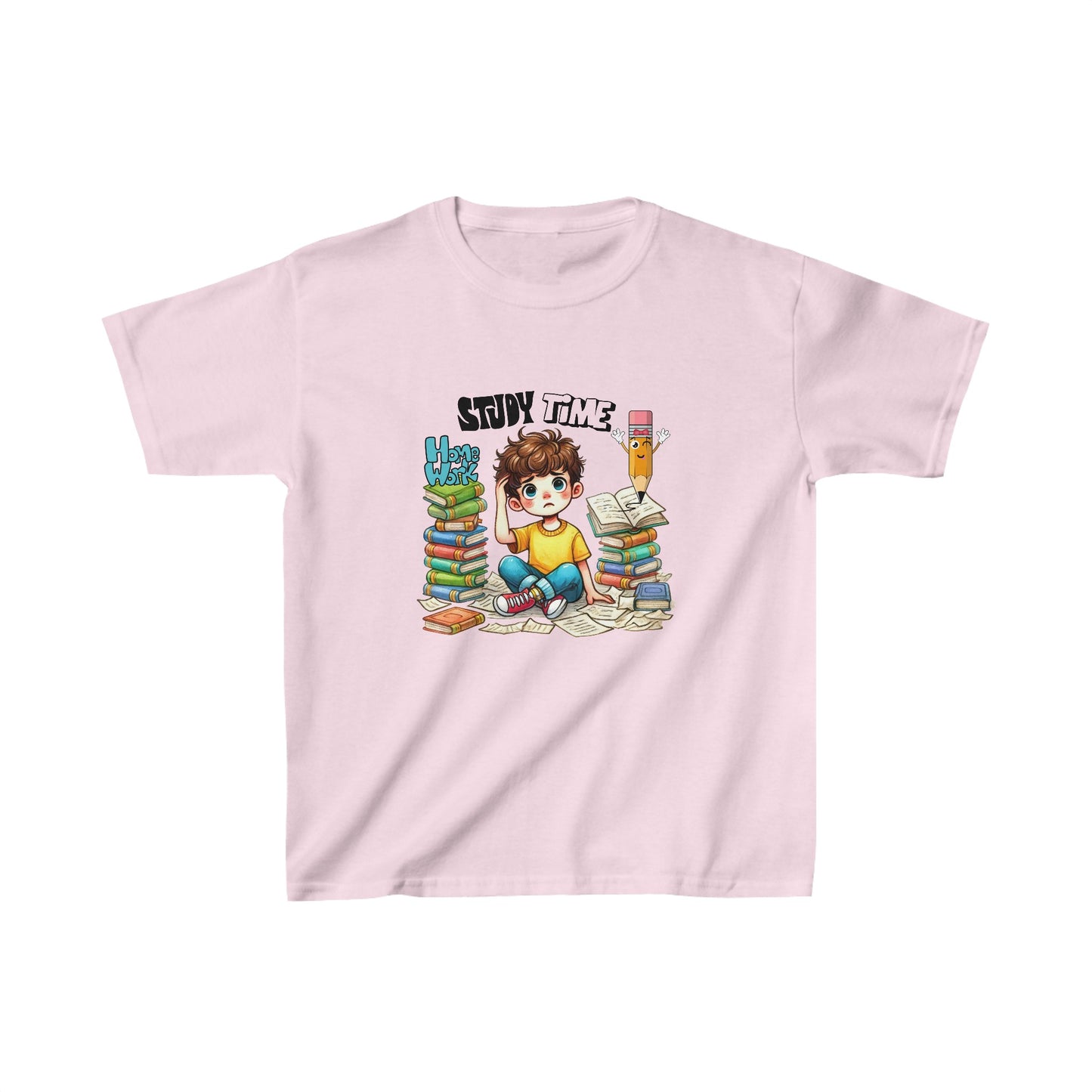 Study Time Back To School Kids Heavy Cotton™ Tee, First Grade Squad Back To School Kids Heavy Cotton™ Tee, Back to school Kids Shirt, 1st Day Of School Shirt, Back To School Cotton T-Shirt.