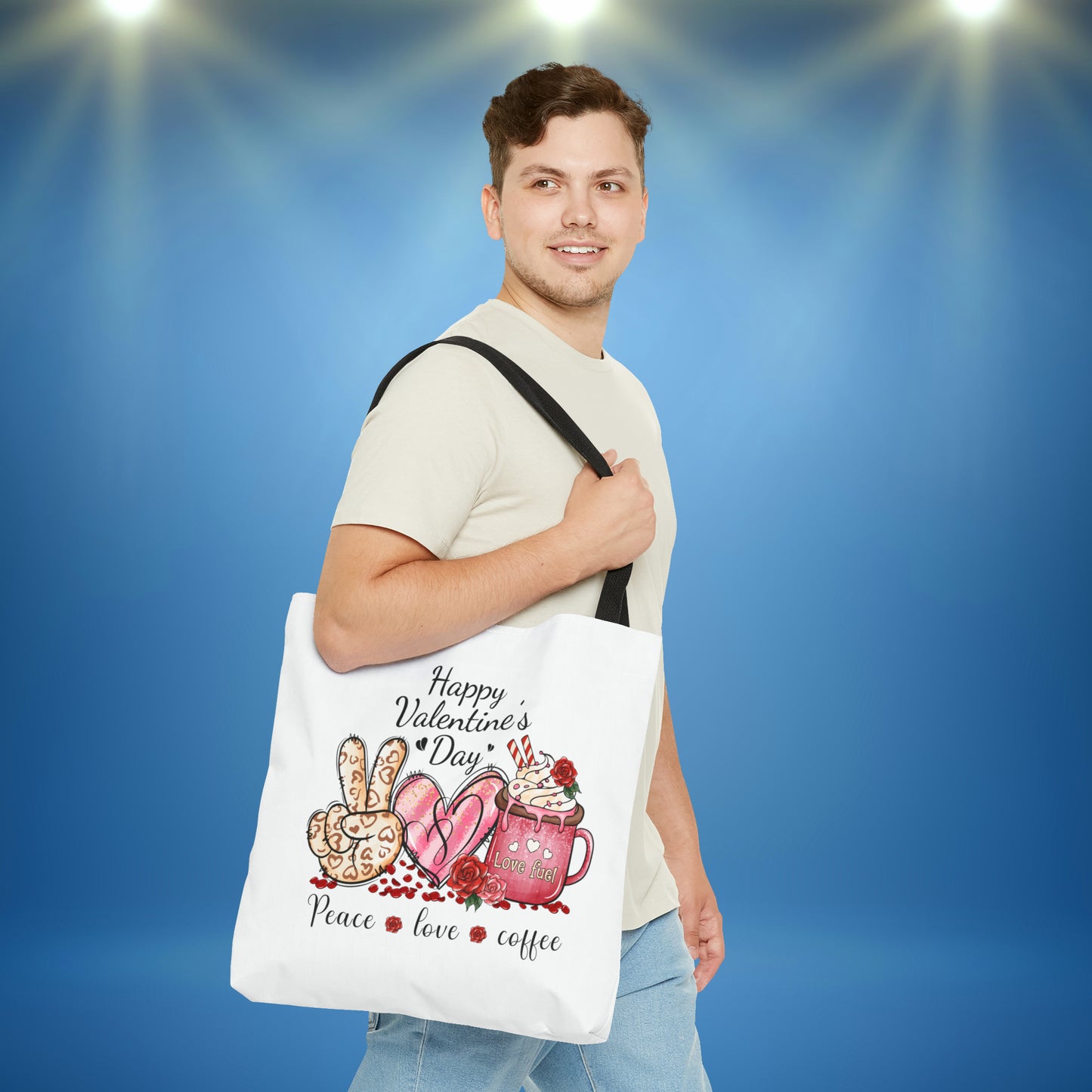 Happy Valentines Day Tote Bag