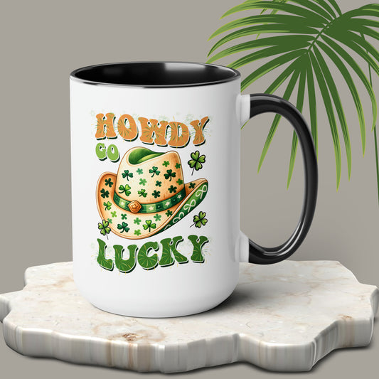 St Patrick's Day two-Tone Coffee Mugs, 15oz