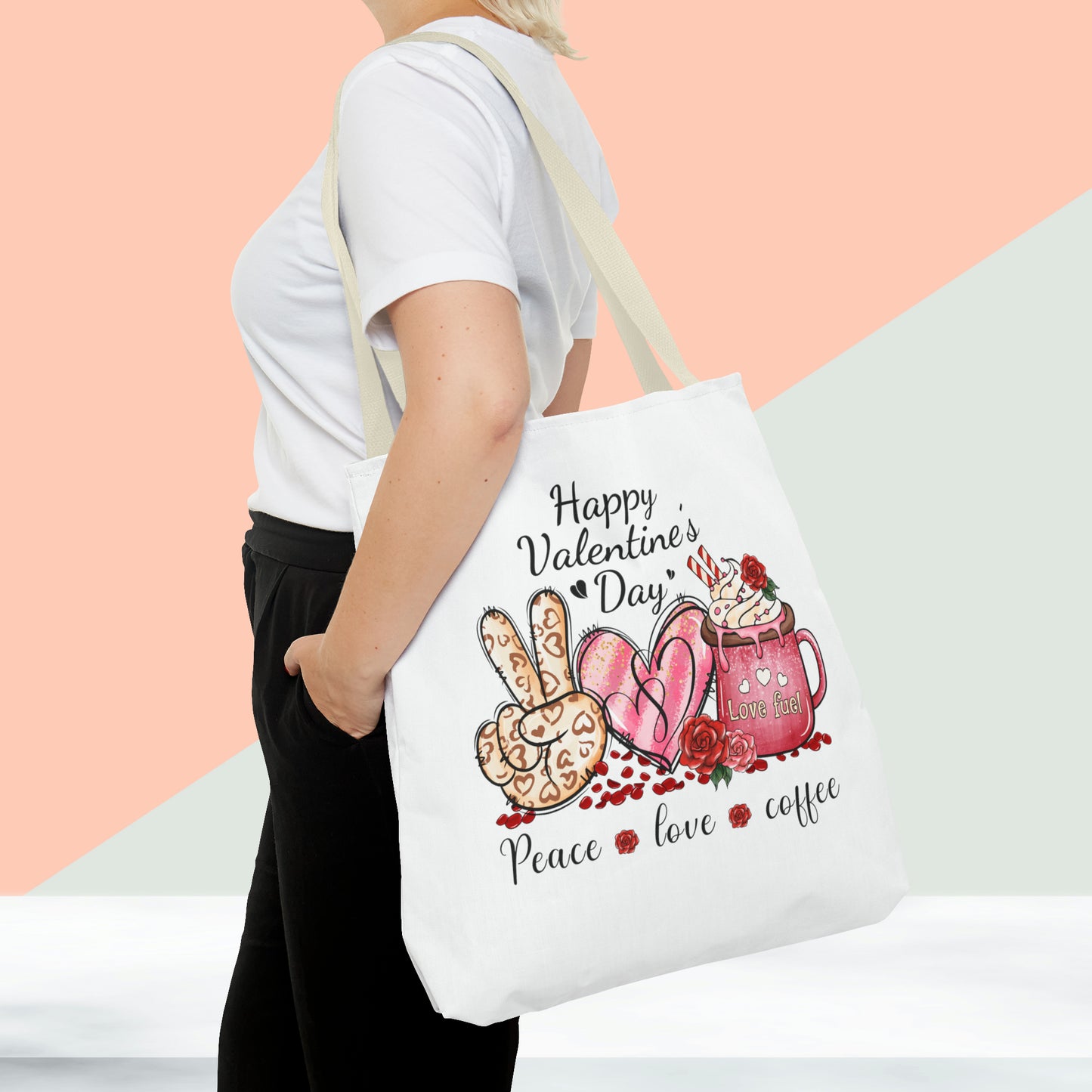 Happy Valentines Day Tote Bag