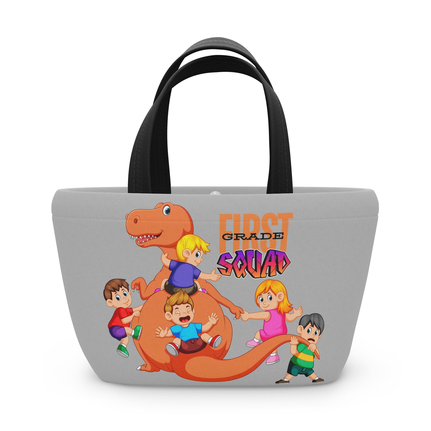 First Grade Squad Lunch Bag, Back To School Lunch Bag, Back to Learning Lunch Bag, Ready for School Lunch Bag.