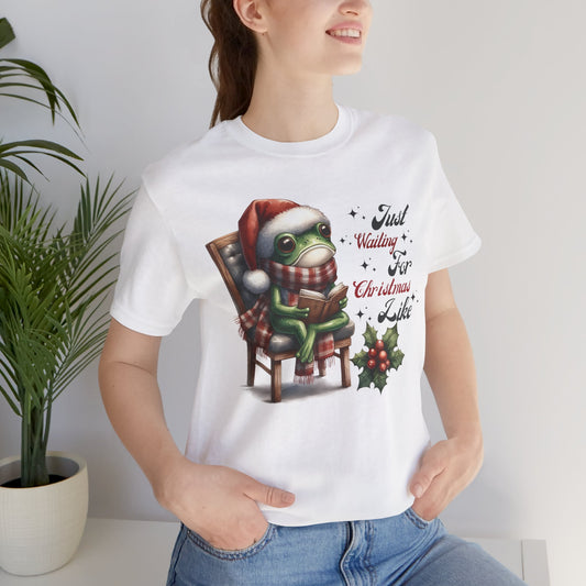 Waiting For Christmas Unisex Tee, Christmas Shirt, Christmas Outfit, Merry Christmas T-shirt, Merry Christmas 2024 T-shirt, Christmas Gift, Family Holiday Outfit.