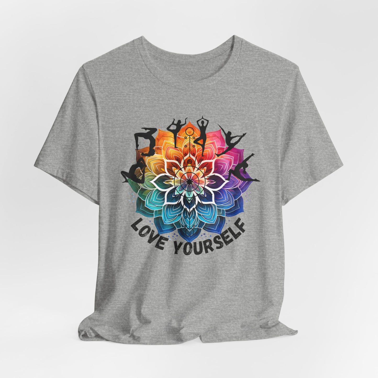 Love Yourself Yoga T-Shirt, Cute Yoga workout Shirt, Yoga lovers T-shirt, Yoga Instructor Gift, Gym shirt, Gift For Yoga lover, Gift For Yogi.