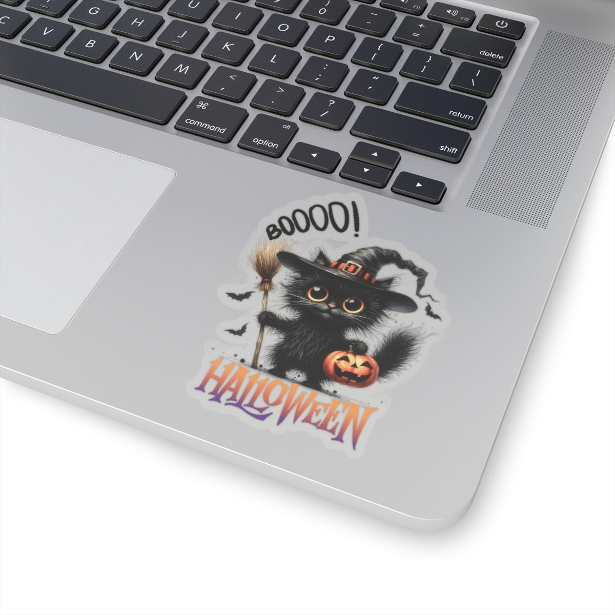 Boo Kiss-Cut Stickers, Spooky Kiss-Cut Stickers, Happy Halloween Kiss-Cut Stickers, Spooky Season Kiss-Cut Stickers, Cute Cat Halloween Kiss-Cut Stickers.