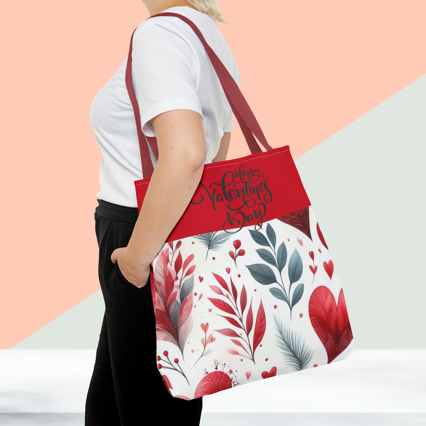 Happy Valentines Day Tote Bag