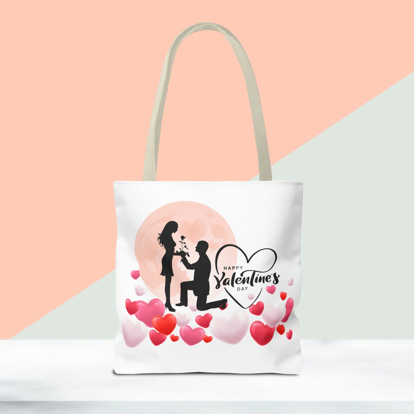 Happy Valentines Day Tote Bag