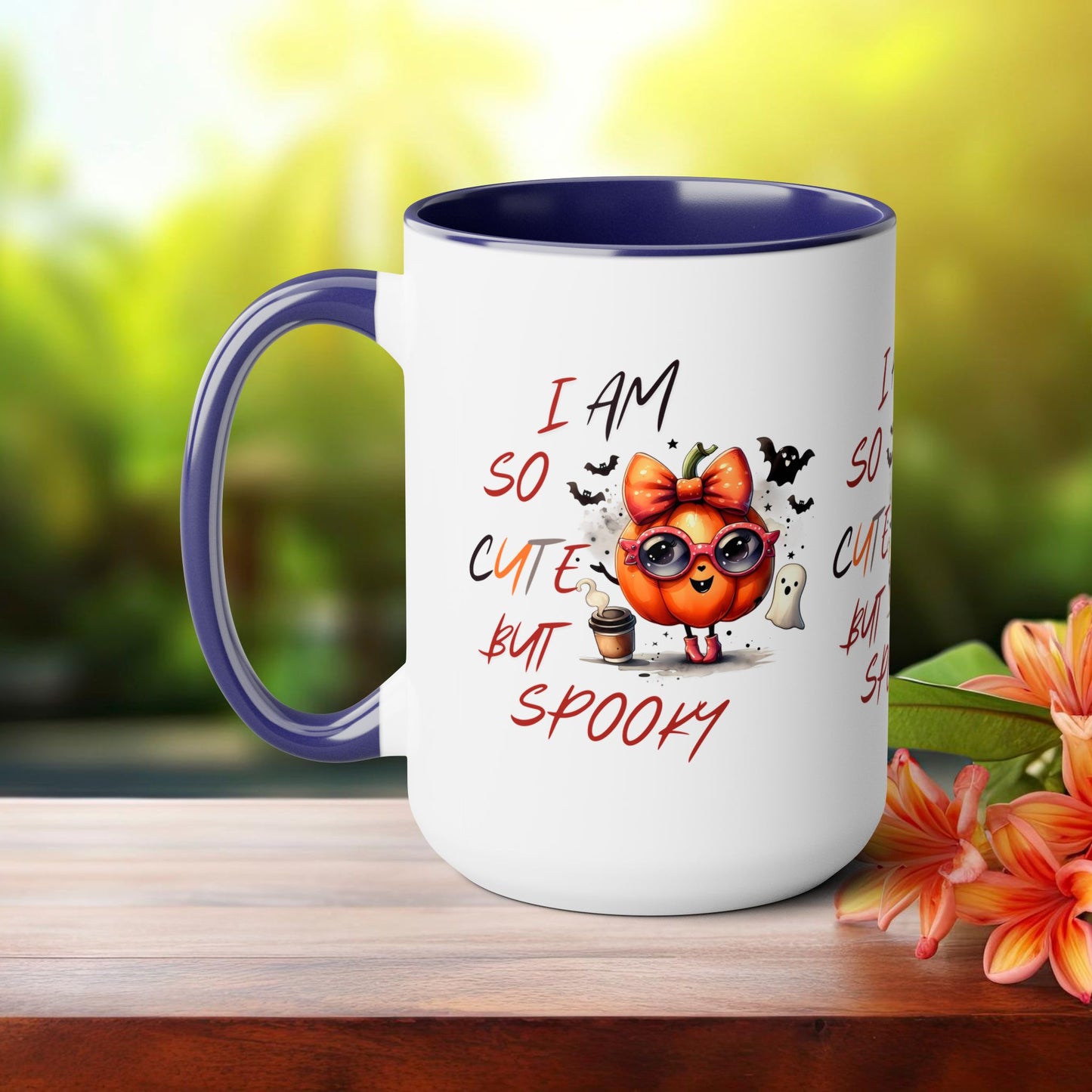 I Am So Cute But Spooky Halloween Coffee Mug,  Let's Go Halloween Coffee Mug, Trick or Treat Halloween Coffee Mug, Cute Skeleton Coffee Mug, Spooky Season Halloween Coffee Mug.