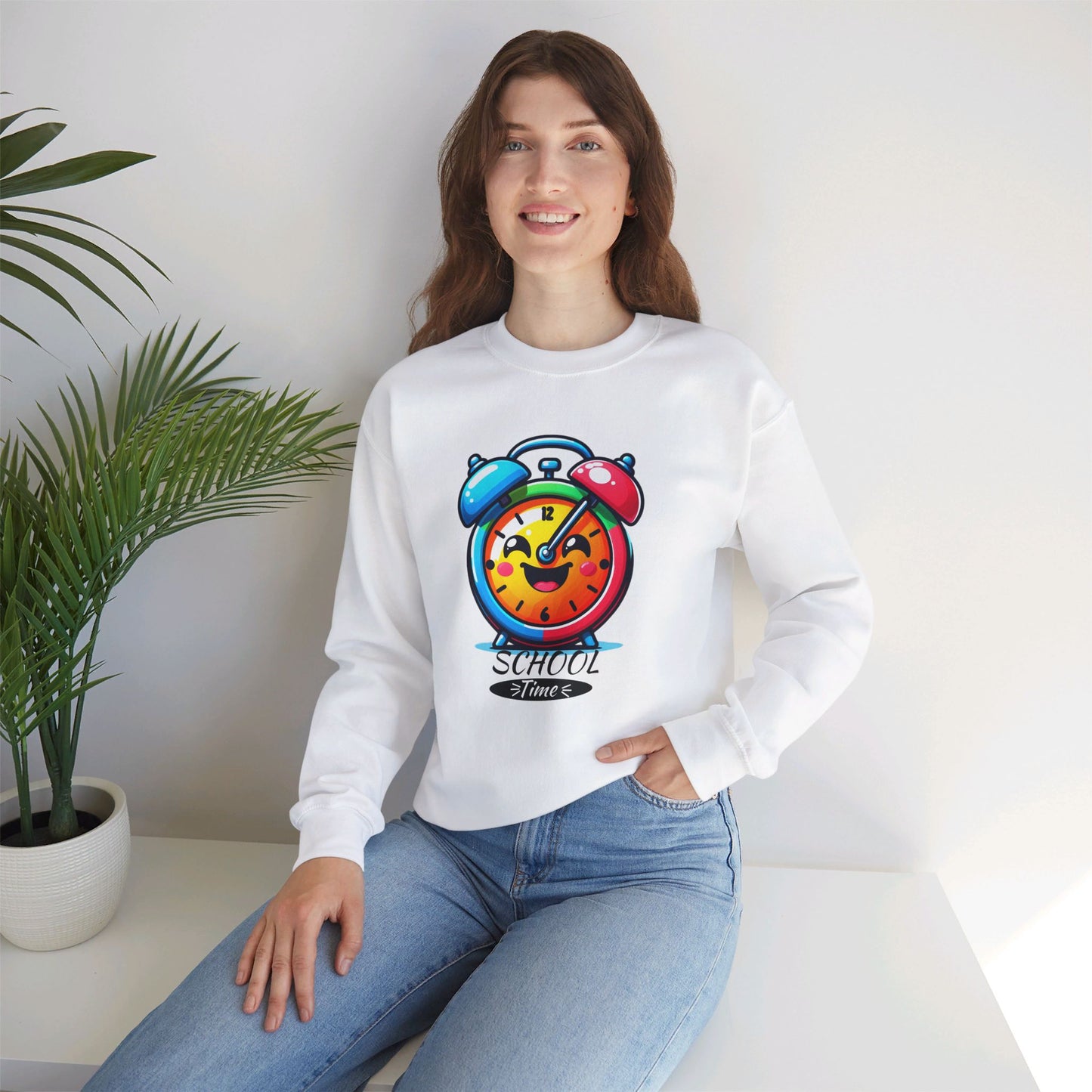 We Love Teachers Sweatshirt, Back To school unisex heavy blend crewneck sweatshirt, Teacher Back To school  Sweatshirt. First Day Vibes Sweatshirt.