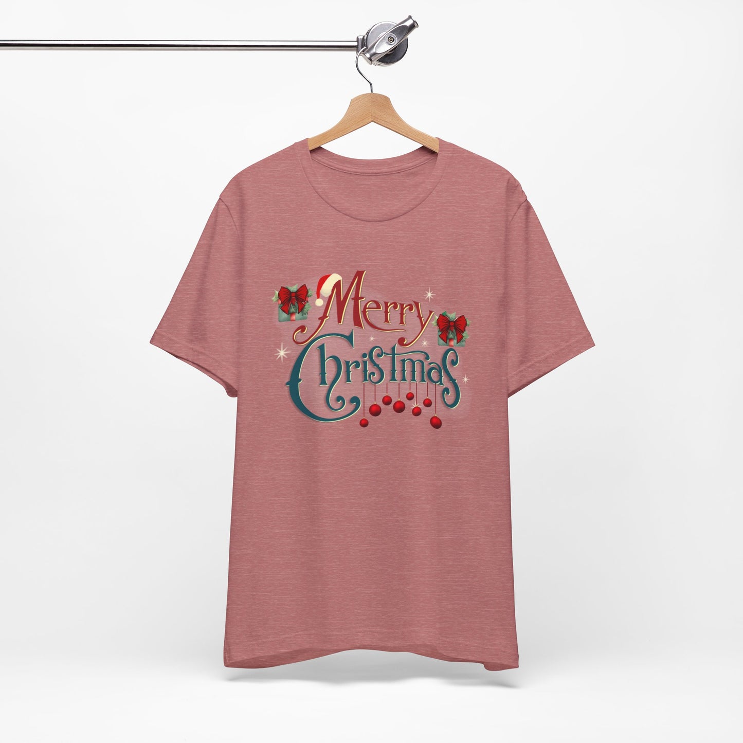 Merry Christmas Unisex Tee, Christmas Shirt, Christmas Outfit, Merry Christmas T-shirt, Merry Christmas 2024 T-shirt, Christmas Gift, Family Holiday Outfit.