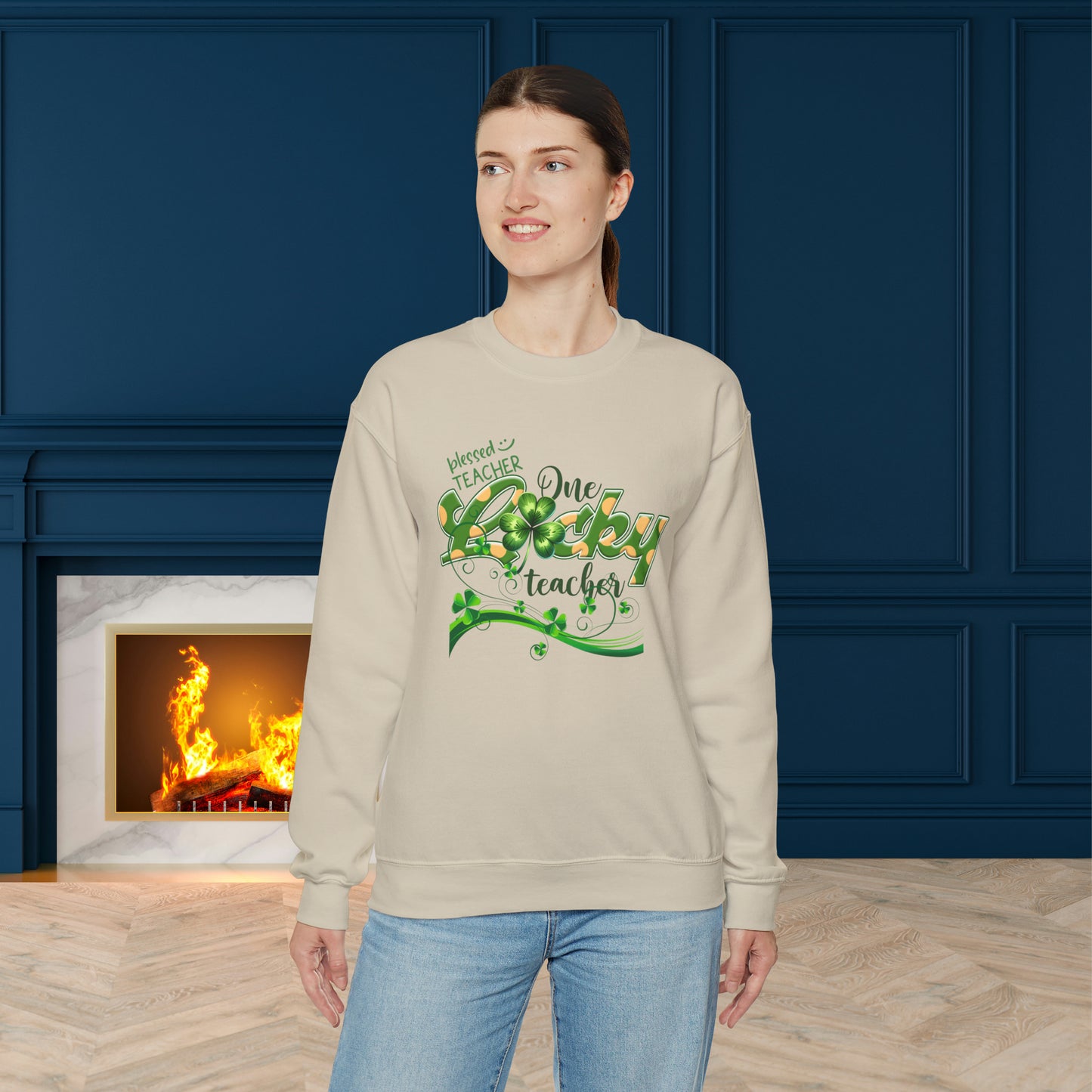 St Patrick's Day Unisex Heavy Blend™ Crewneck Sweatshirt