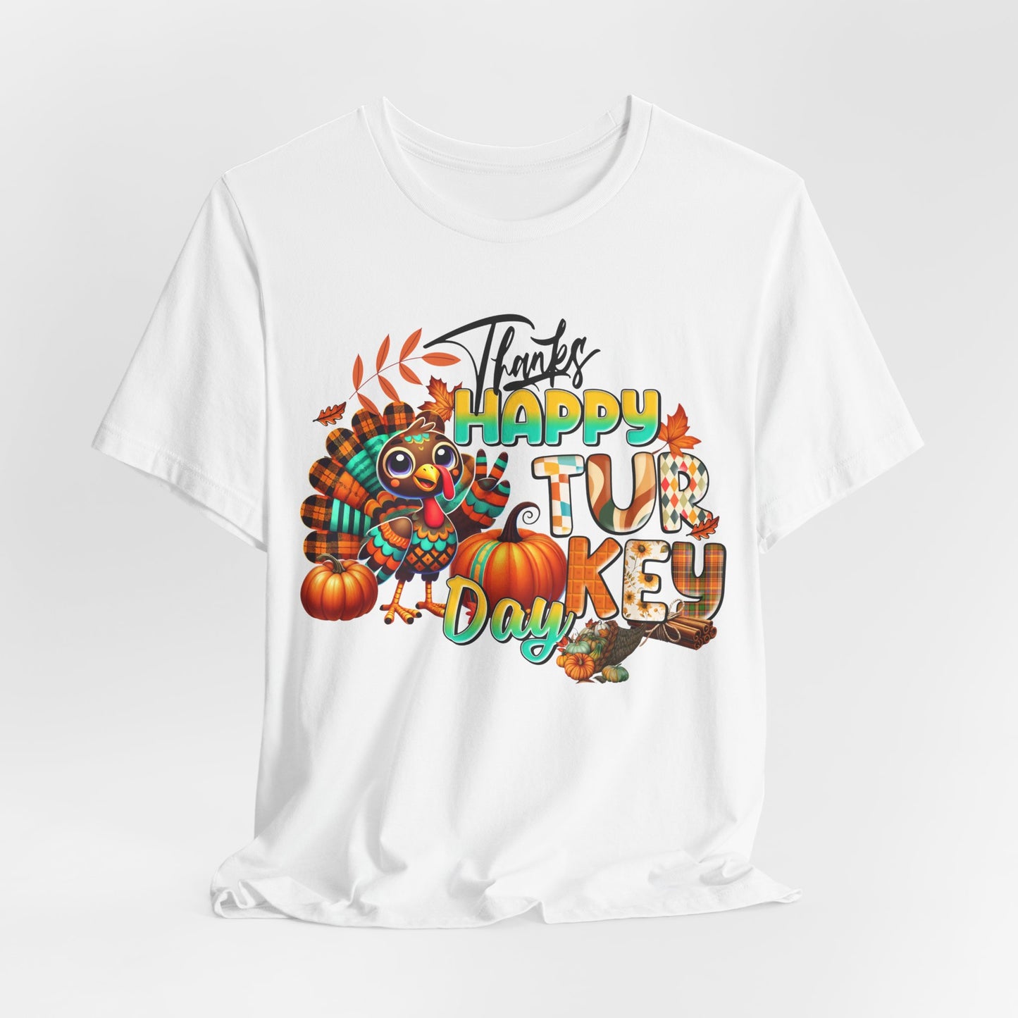 Happy Thanksgiving T-shirt, Happy thanksgiving 2024 T-shirt, Thanksgiving Gift,Turkey Shirt, Family Thanksgiving, Holiday Outfit.