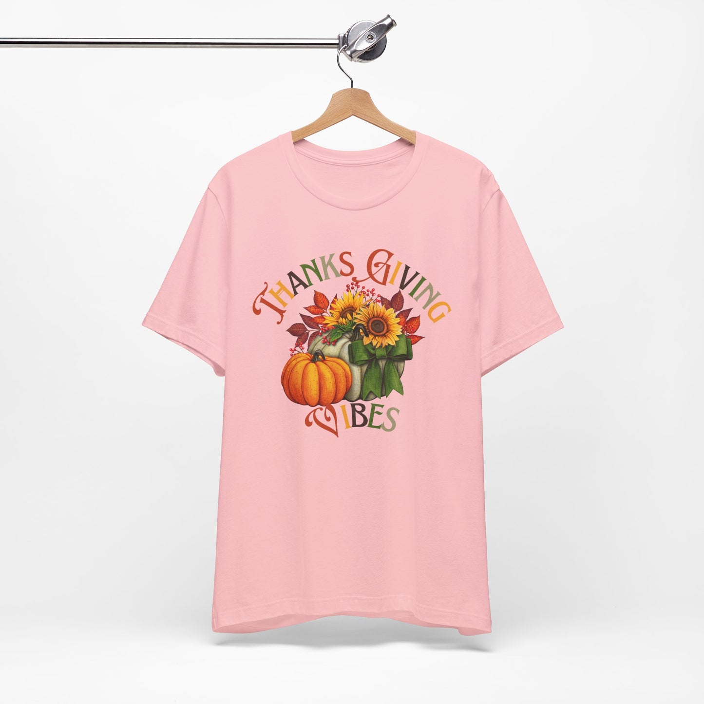 Thanks Giving  Vibes T-shirt, Happy Thanksgiving T-shirt, Happy thanksgiving 2024 T-shirt, Thanksgiving Gift,Turkey Shirt, Family Thanksgiving, Holiday Outfit.