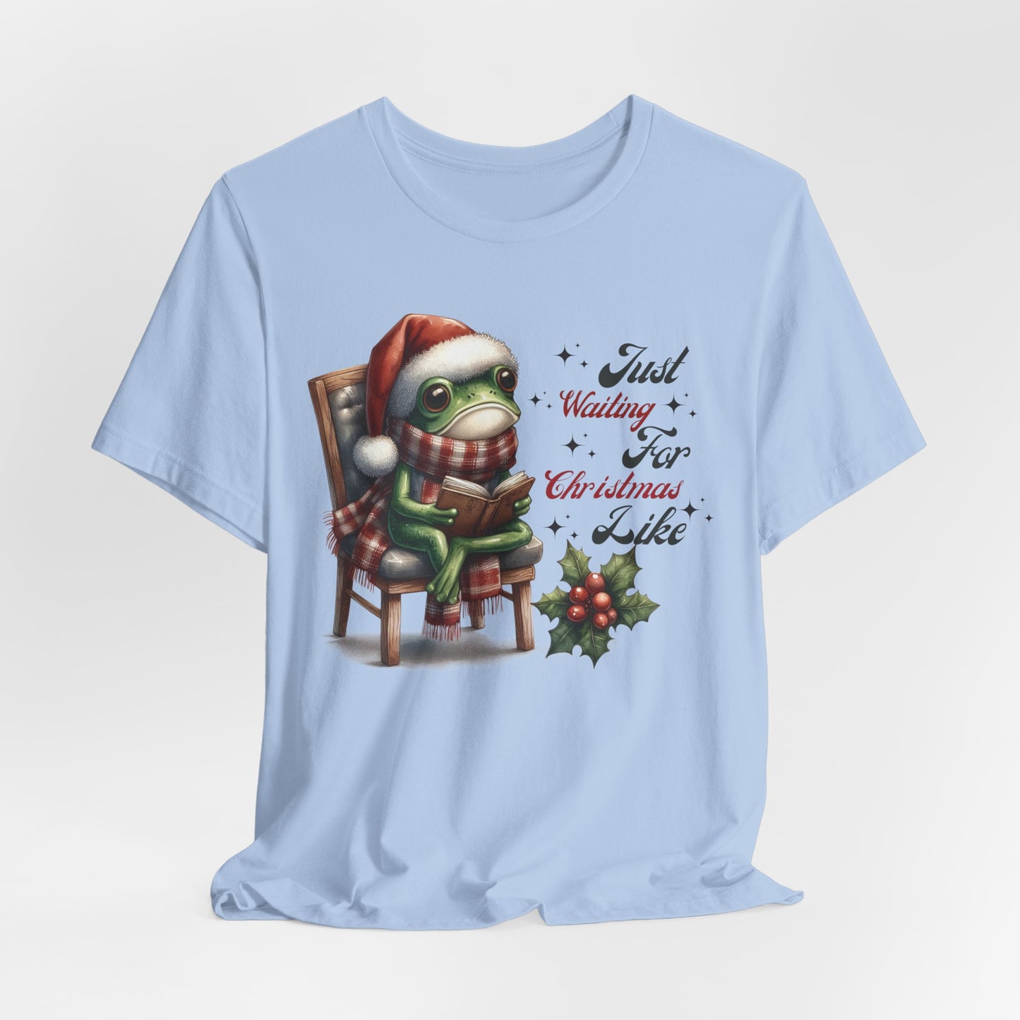 Waiting For Christmas Unisex Tee, Christmas Shirt, Christmas Outfit, Merry Christmas T-shirt, Merry Christmas 2024 T-shirt, Christmas Gift, Family Holiday Outfit.