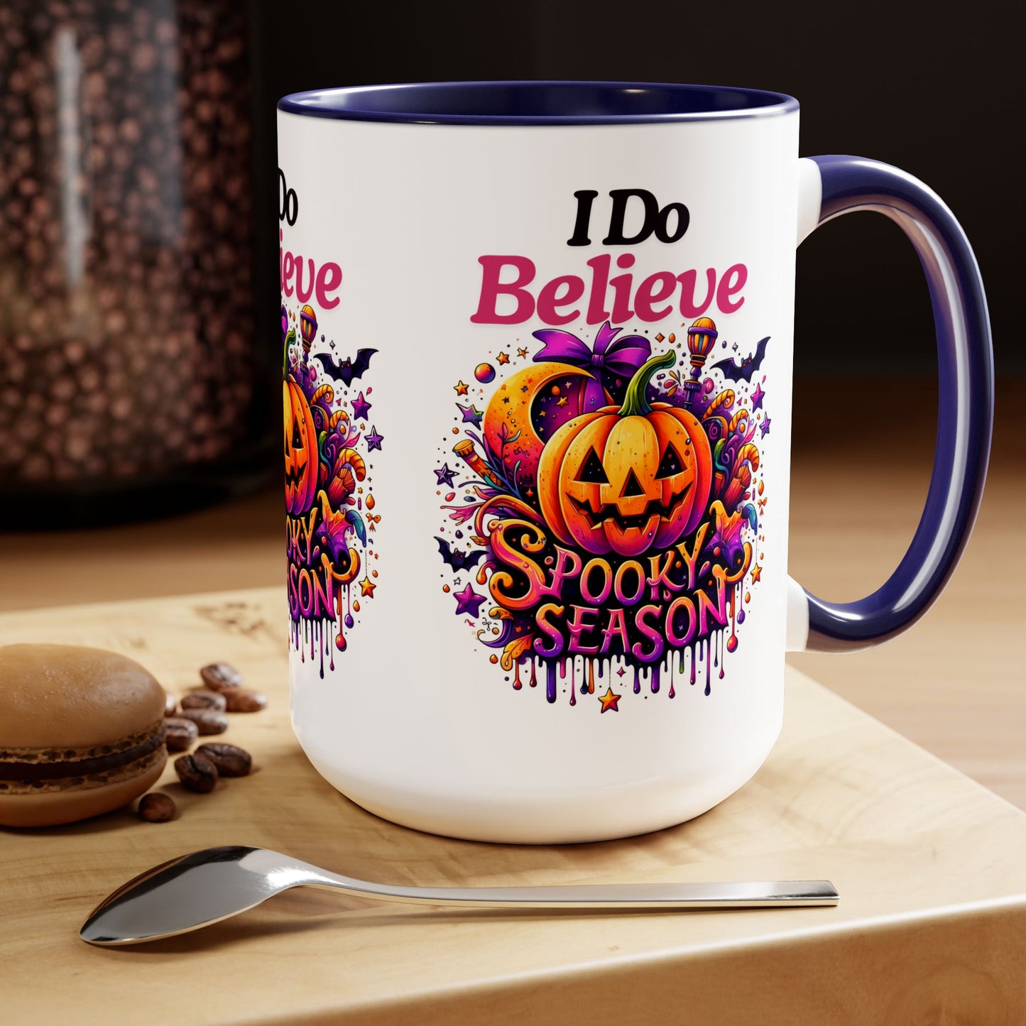 I Do Believe Spooky Season Halloween Coffee Mug,  Let's Go Halloween Coffee Mug, Trick or Treat Halloween Coffee Mug, Cute Skeleton Coffee Mug, Spooky Season Halloween Coffee Mug.