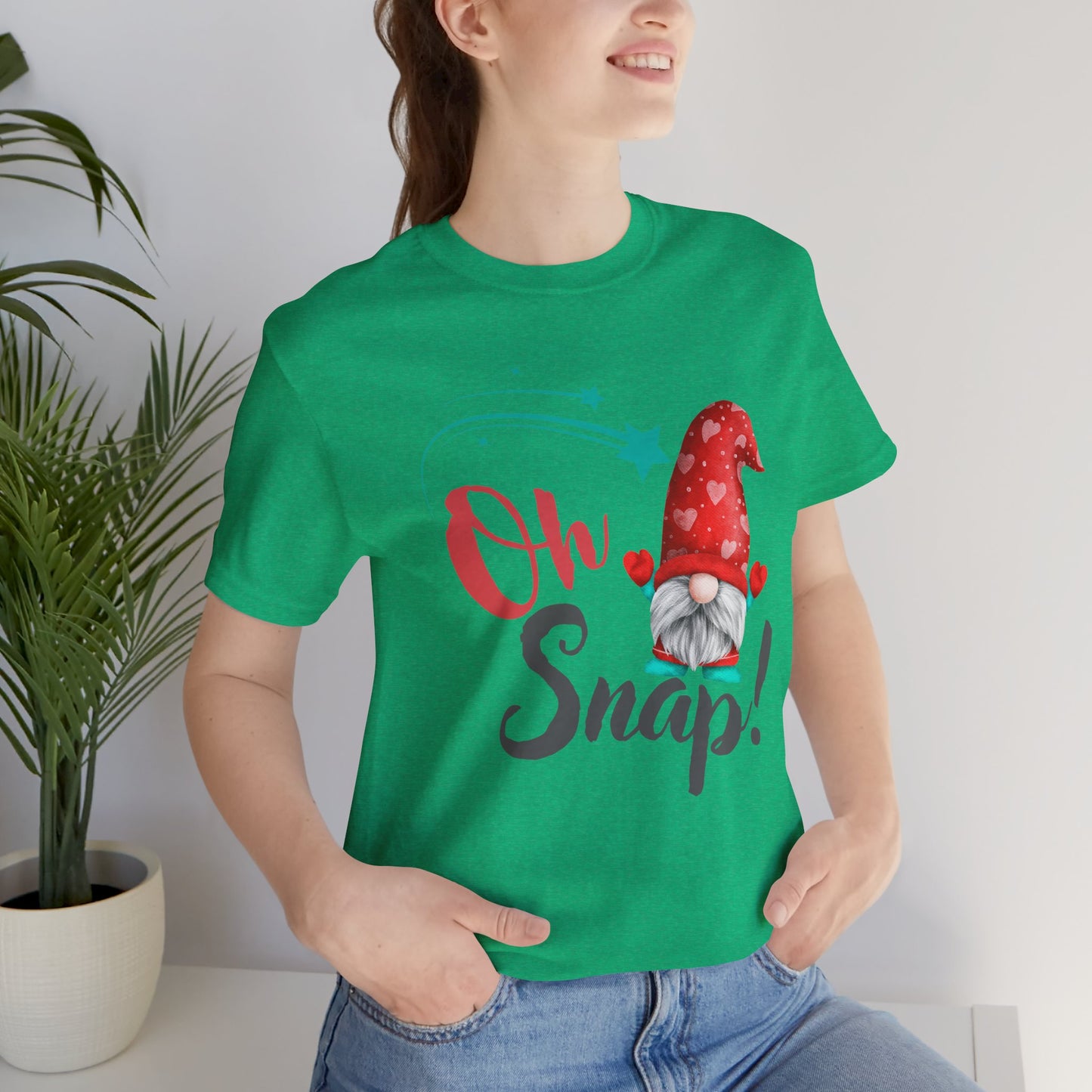 Oh Snap! Unisex Tee, Christmas Shirt, Christmas Outfit, Merry Christmas T-shirt, Merry Christmas 2024 T-shirt, Christmas Gift, Family Holiday Outfit.