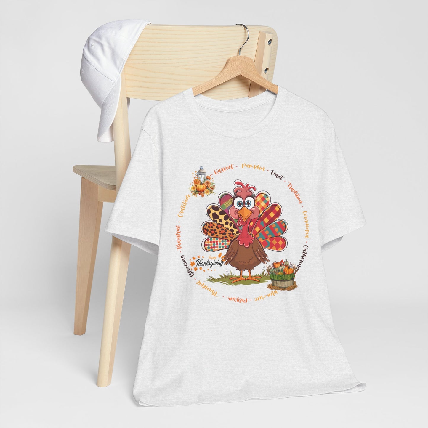 Happy Thanksgiving T-shirt, Happy thanksgiving 2024 T-shirt, Thanksgiving Gift,Turkey Shirt, Family Thanksgiving, Holiday Outfit.