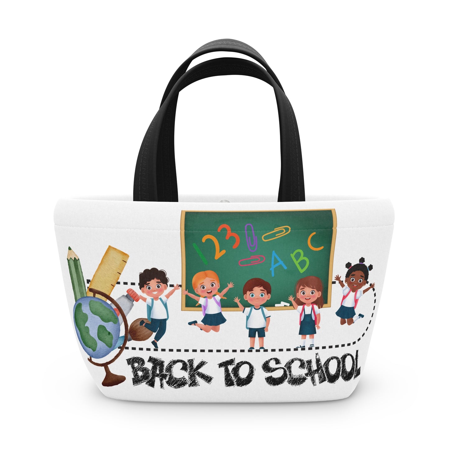 Back To School Lunch Bag, Back to Learning Lunch Bag, First Day Vibes Lunch Bag.