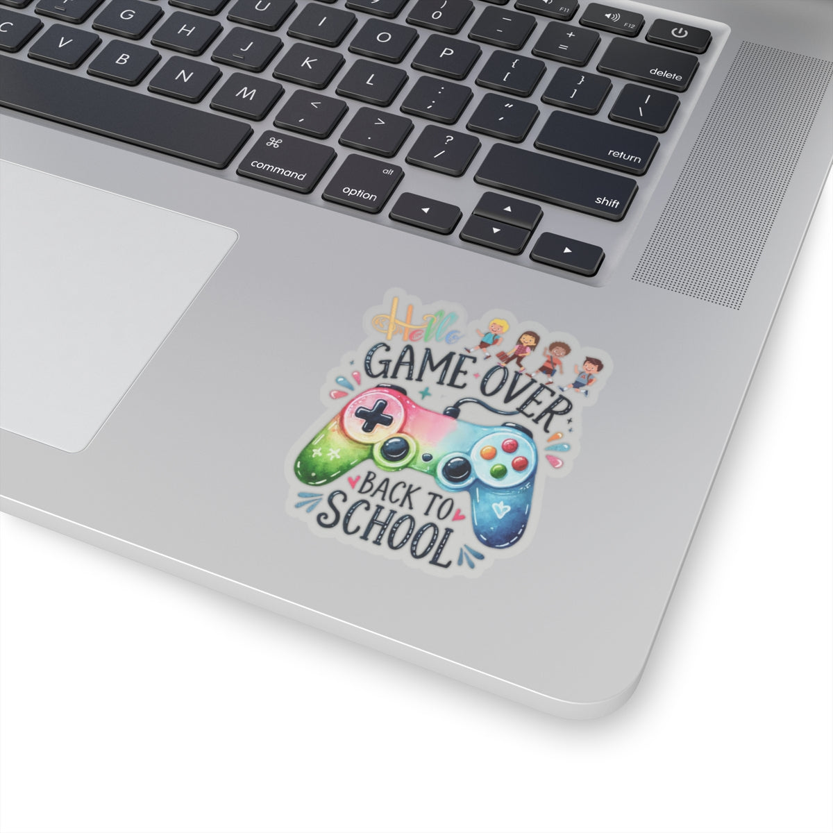 Hello Game Over Back To School Kiss-Cut Stickers, First Grade Squad Kiss-Cut Stickers, Gift for First graders, Ready for School, Back to Learning.