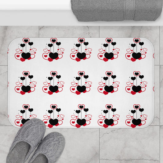 Happy Valentines Day Bath Mat