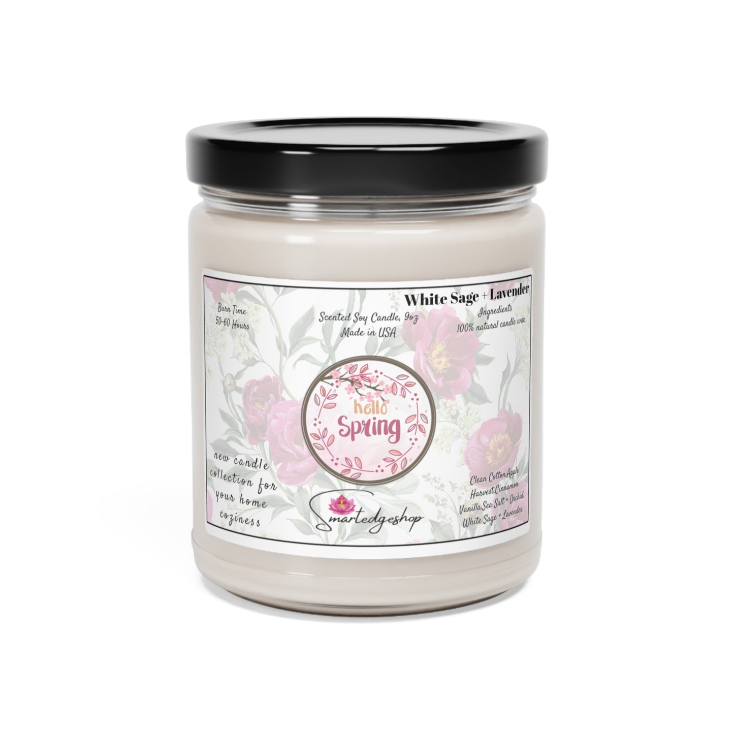 Hello Spring Scented Soy Candle, 9oz