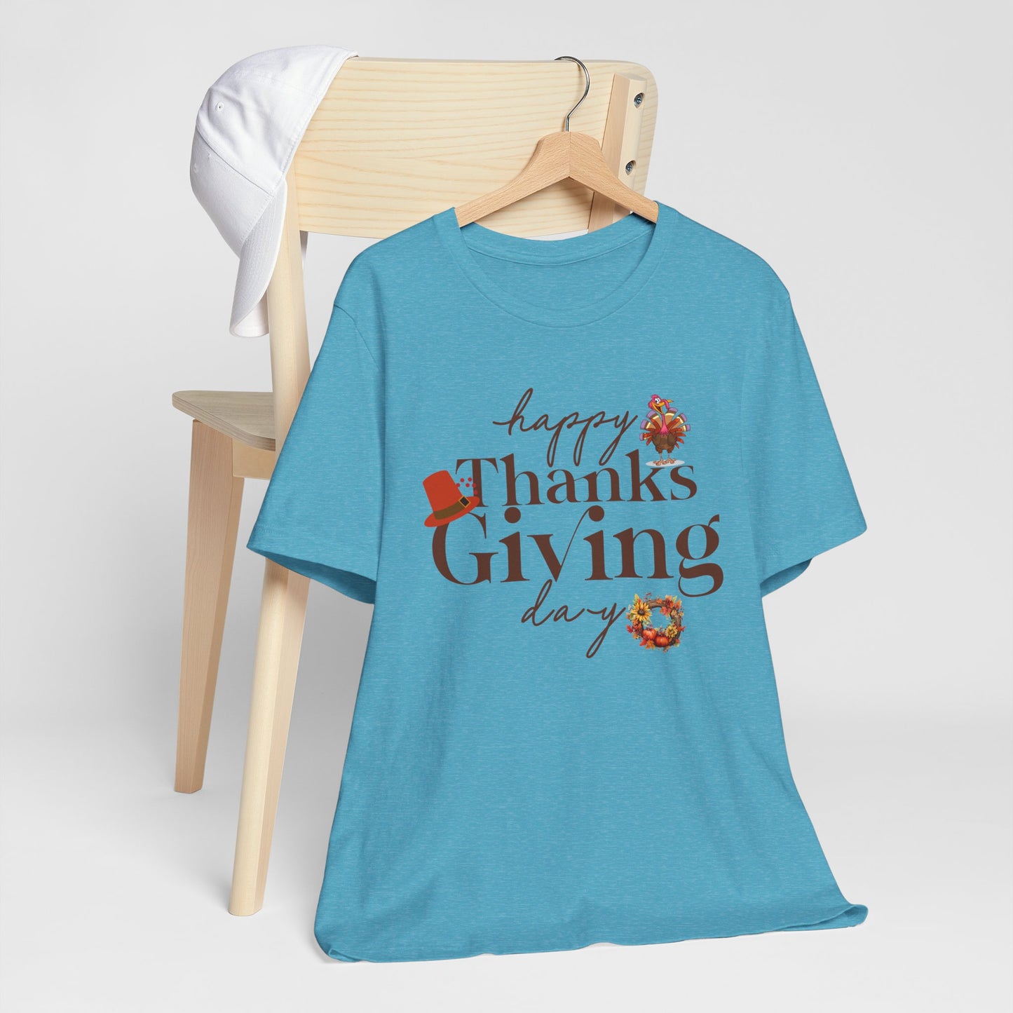 Happy Thanksgiving T-shirt, Happy thanksgiving 2024 T-shirt, Thanksgiving Gift,Turkey Shirt, Family Thanksgiving, Holiday Outfit.